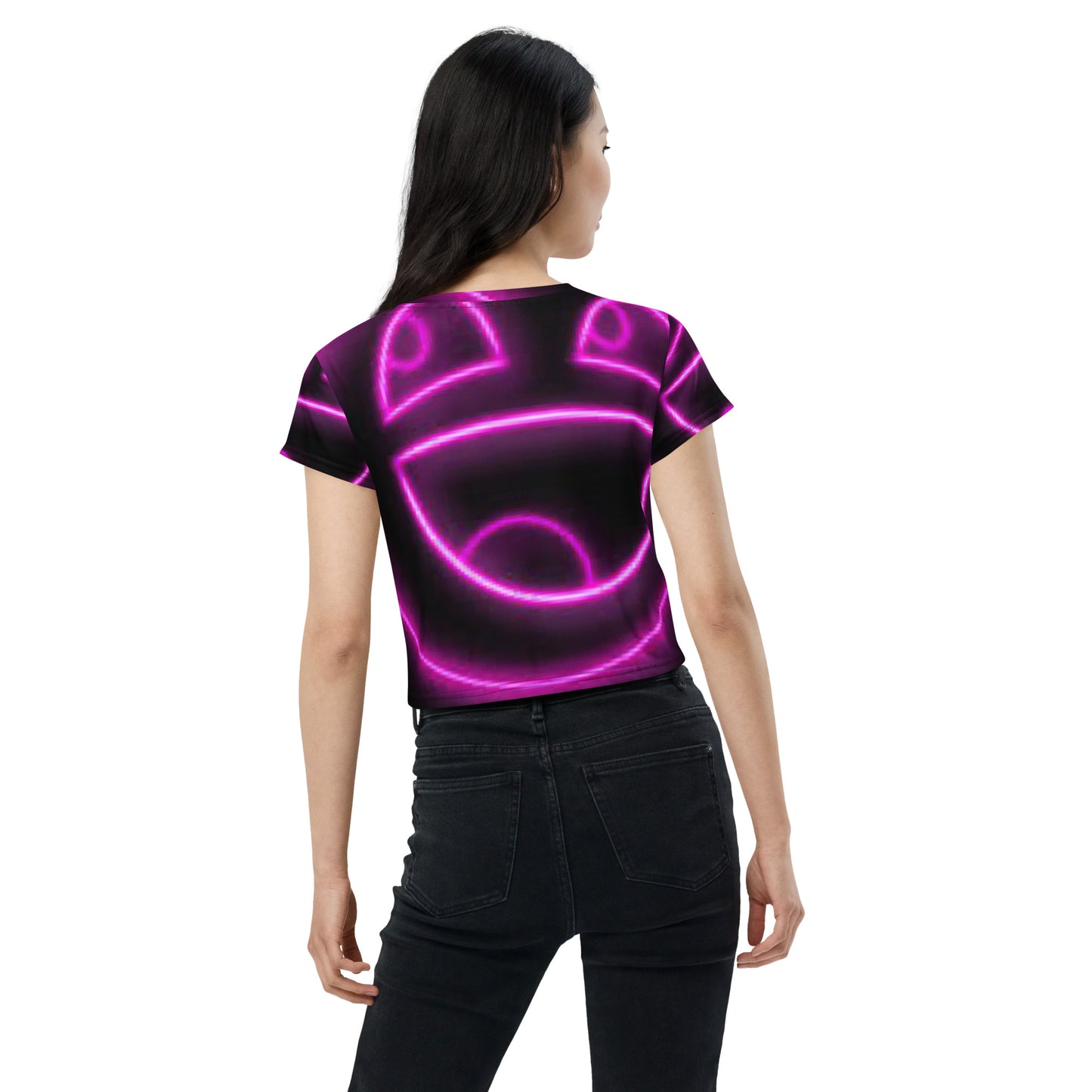 SUPA All-Over Print Crop Tee