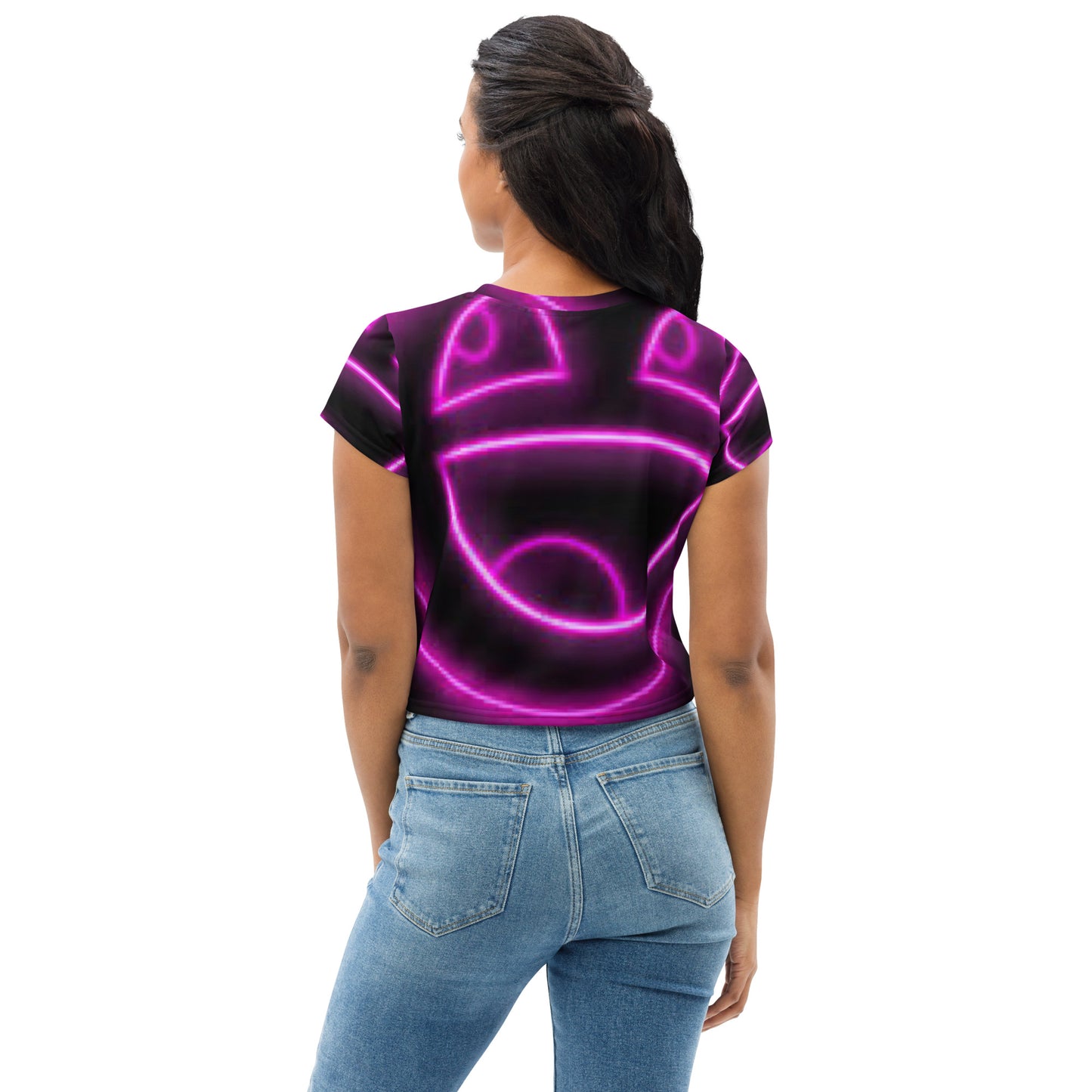 SUPA All-Over Print Crop Tee