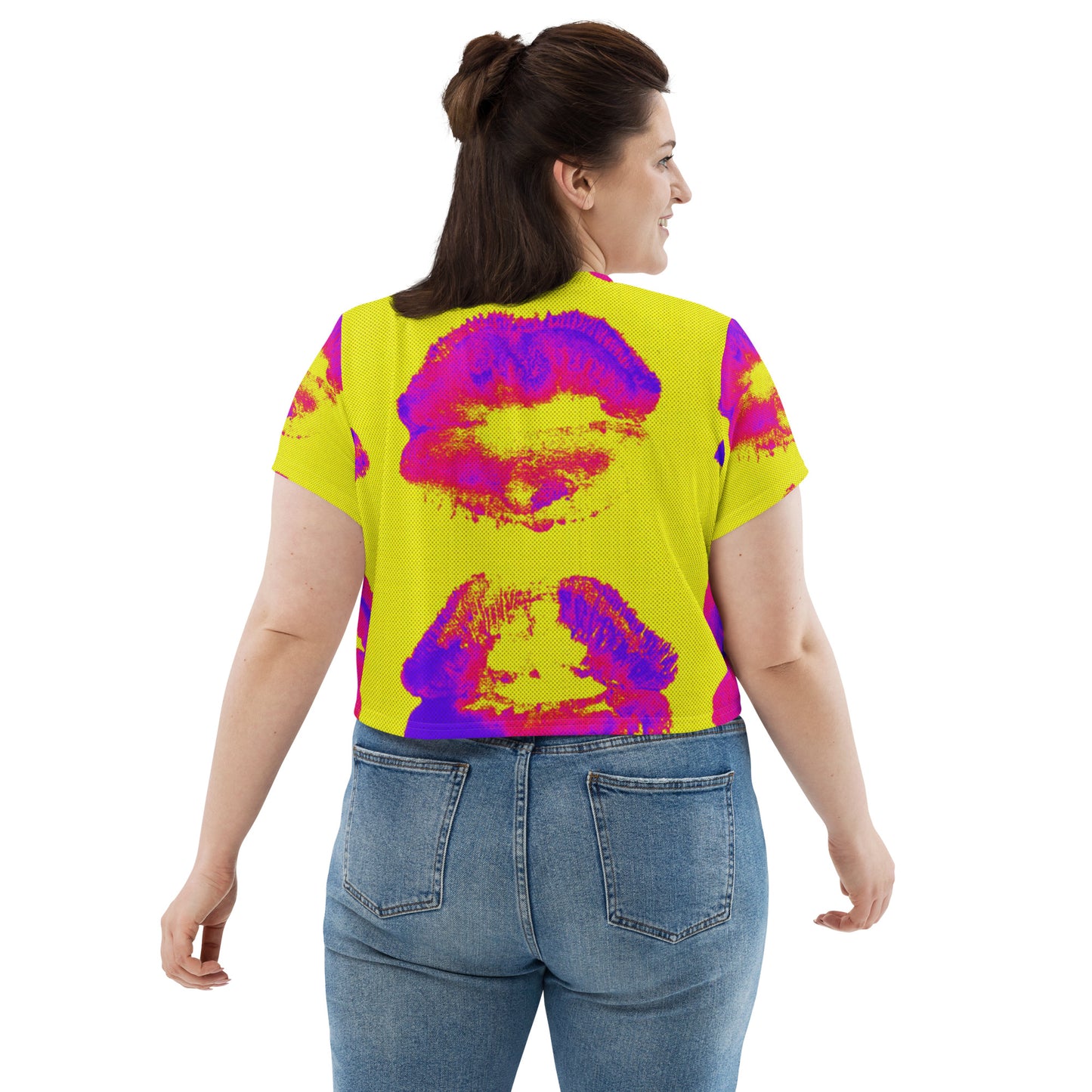 SUPA All-Over Print Crop Tee
