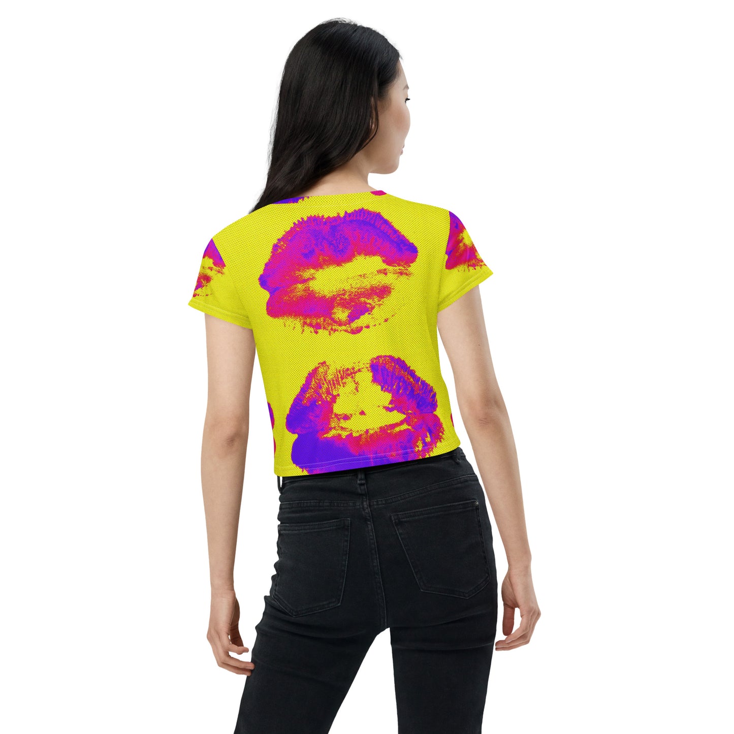 SUPA All-Over Print Crop Tee