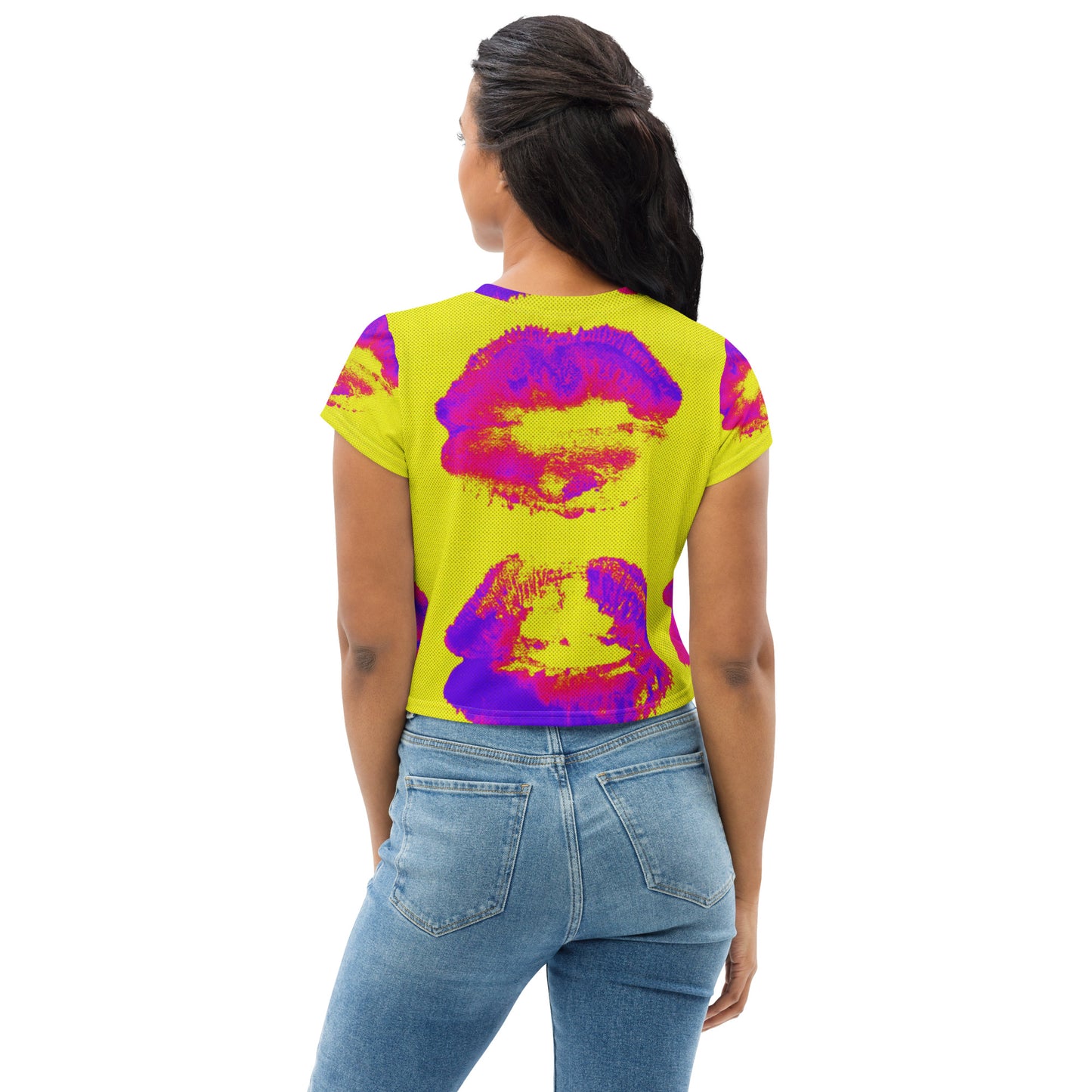 SUPA All-Over Print Crop Tee