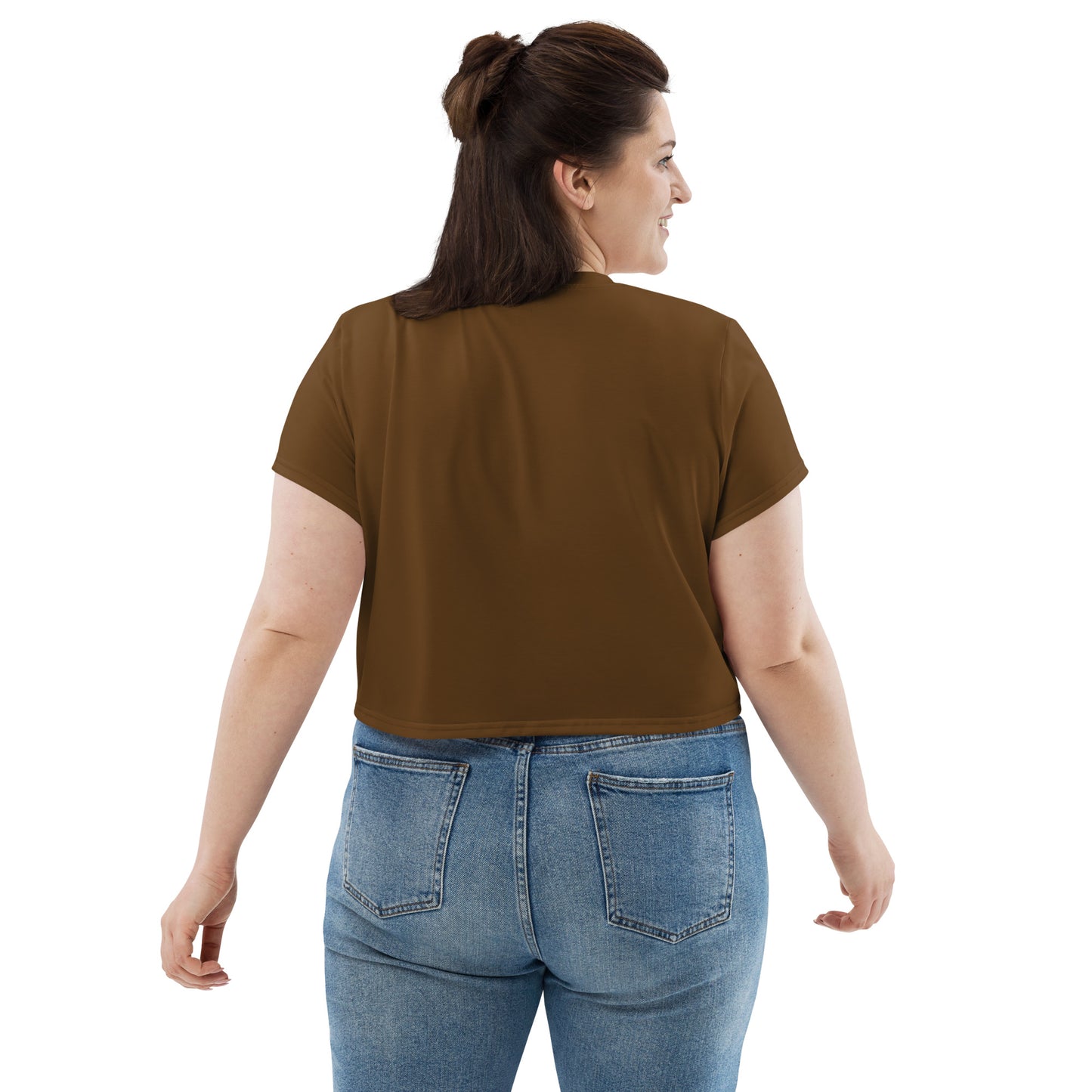 Voyea All-Over Print Crop Tee