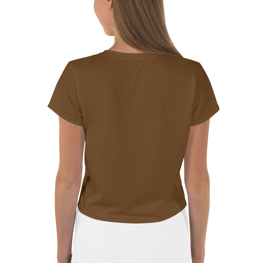 Voyea All-Over Print Crop Tee