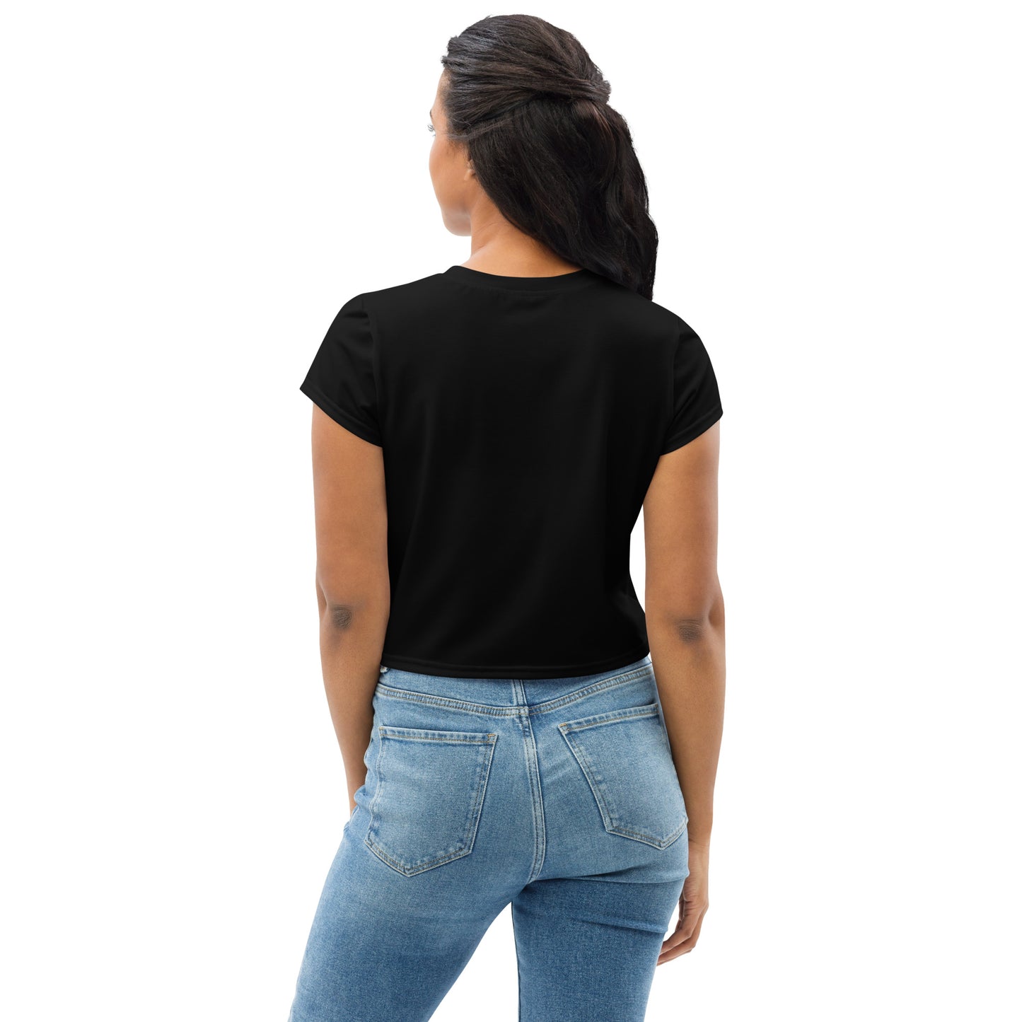 Voyea All-Over Print Crop Tee