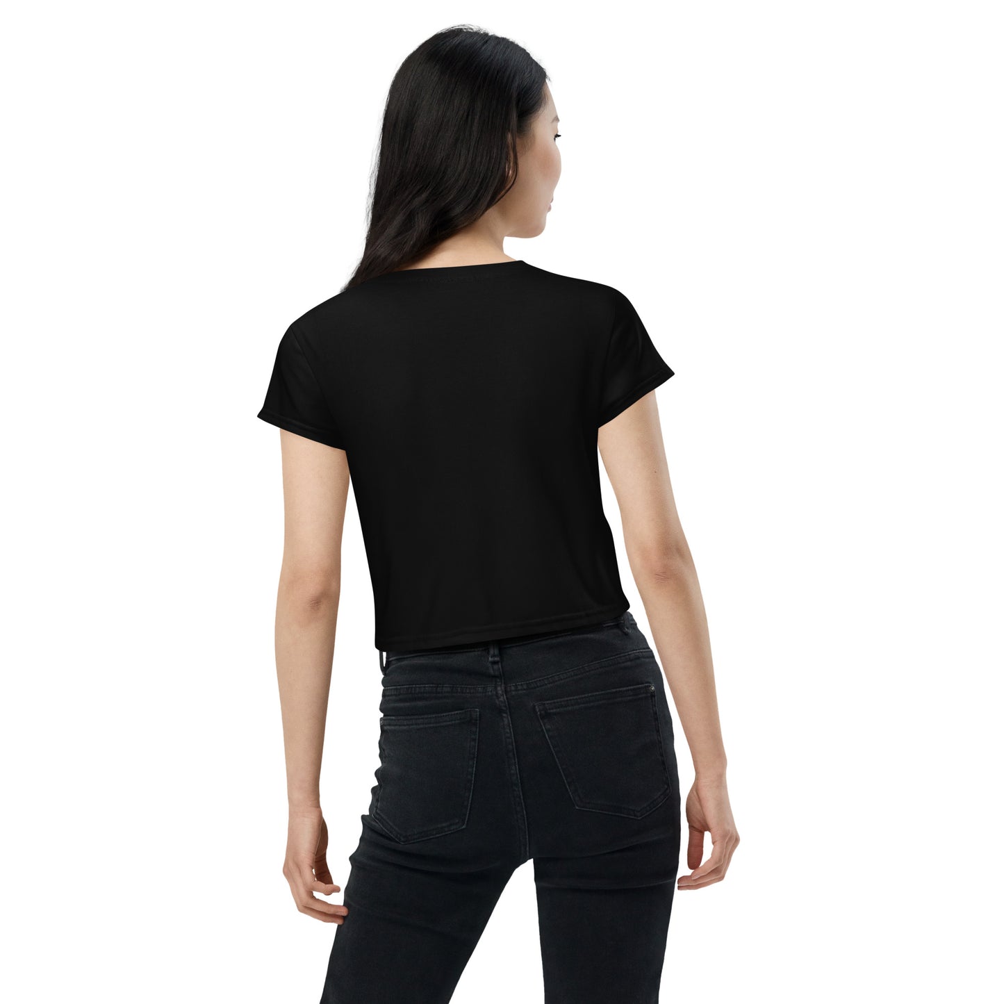 Voyea All-Over Print Crop Tee
