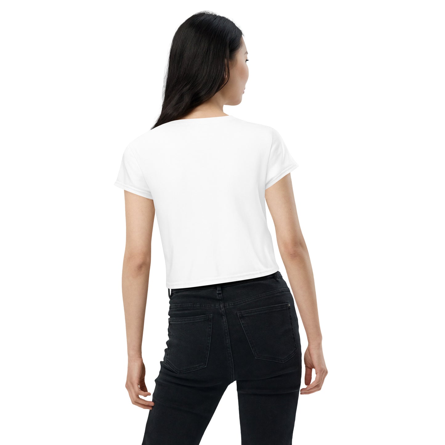 Voyea All-Over Print Crop Tee