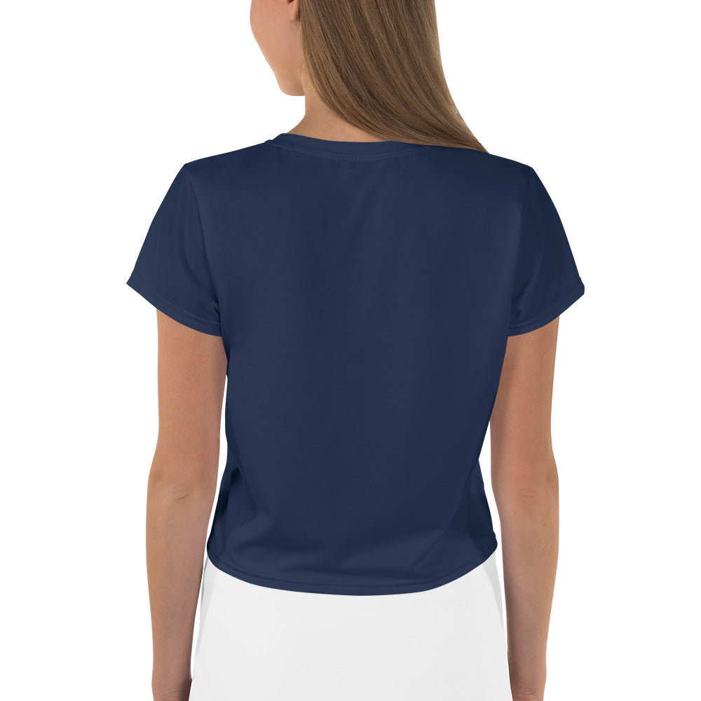 Voyea All-Over Print Crop Tee