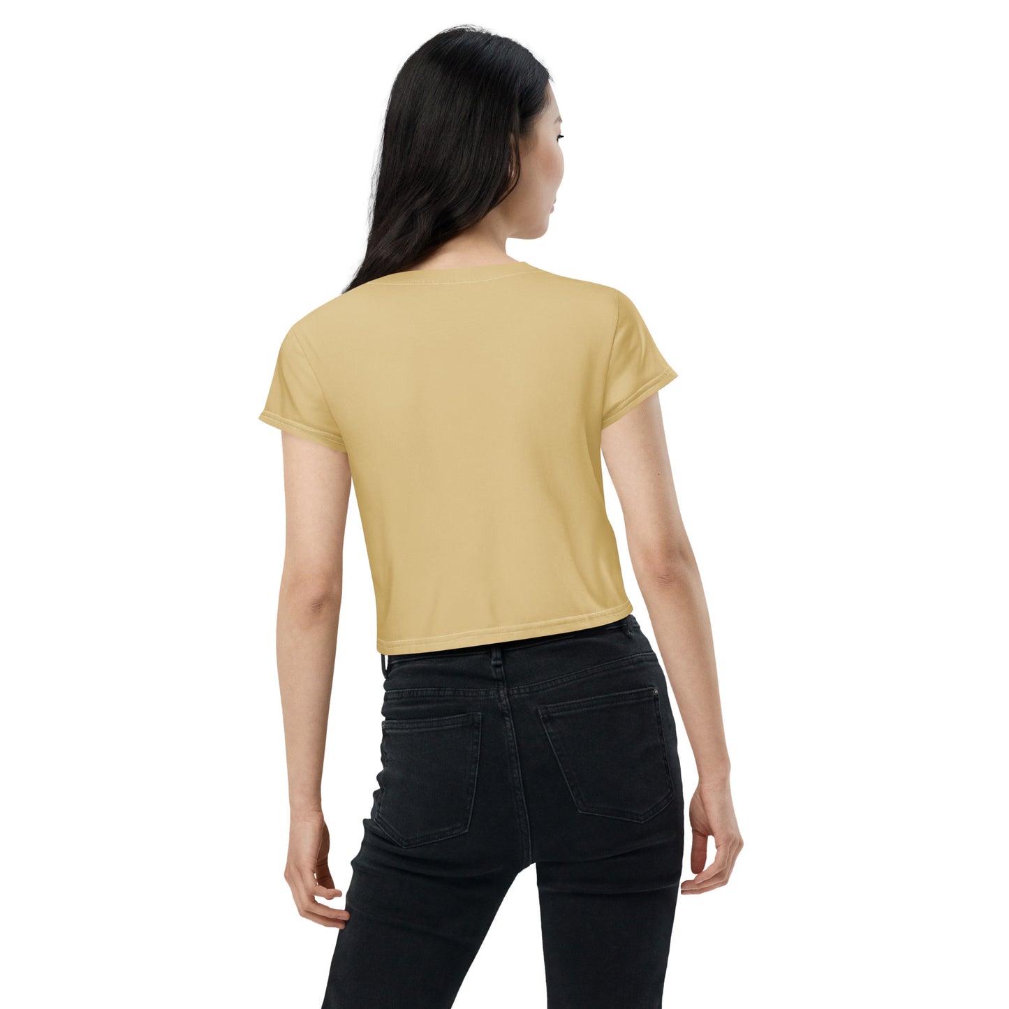 Voyea nAll-Over Print Crop Tee