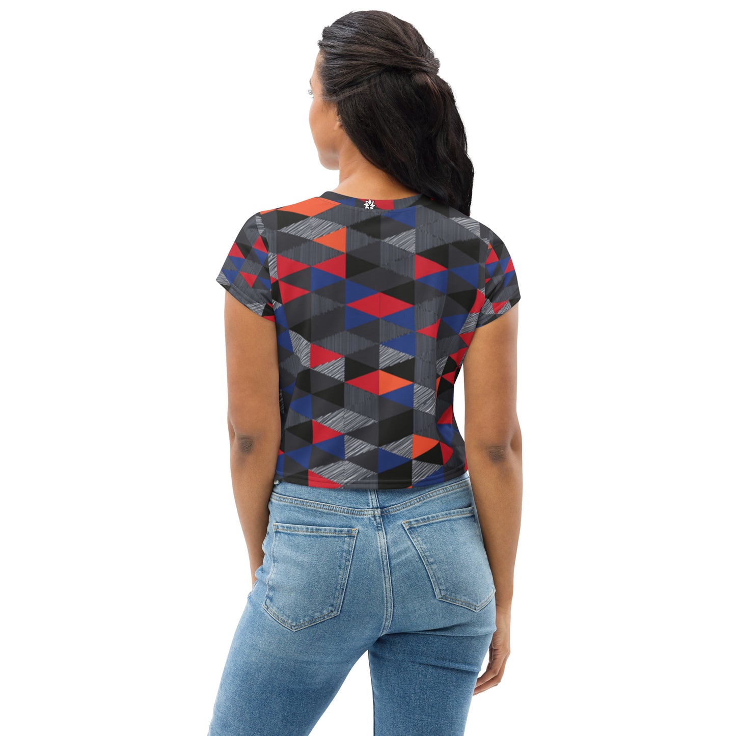 SUPA All-Over Print Crop Tee