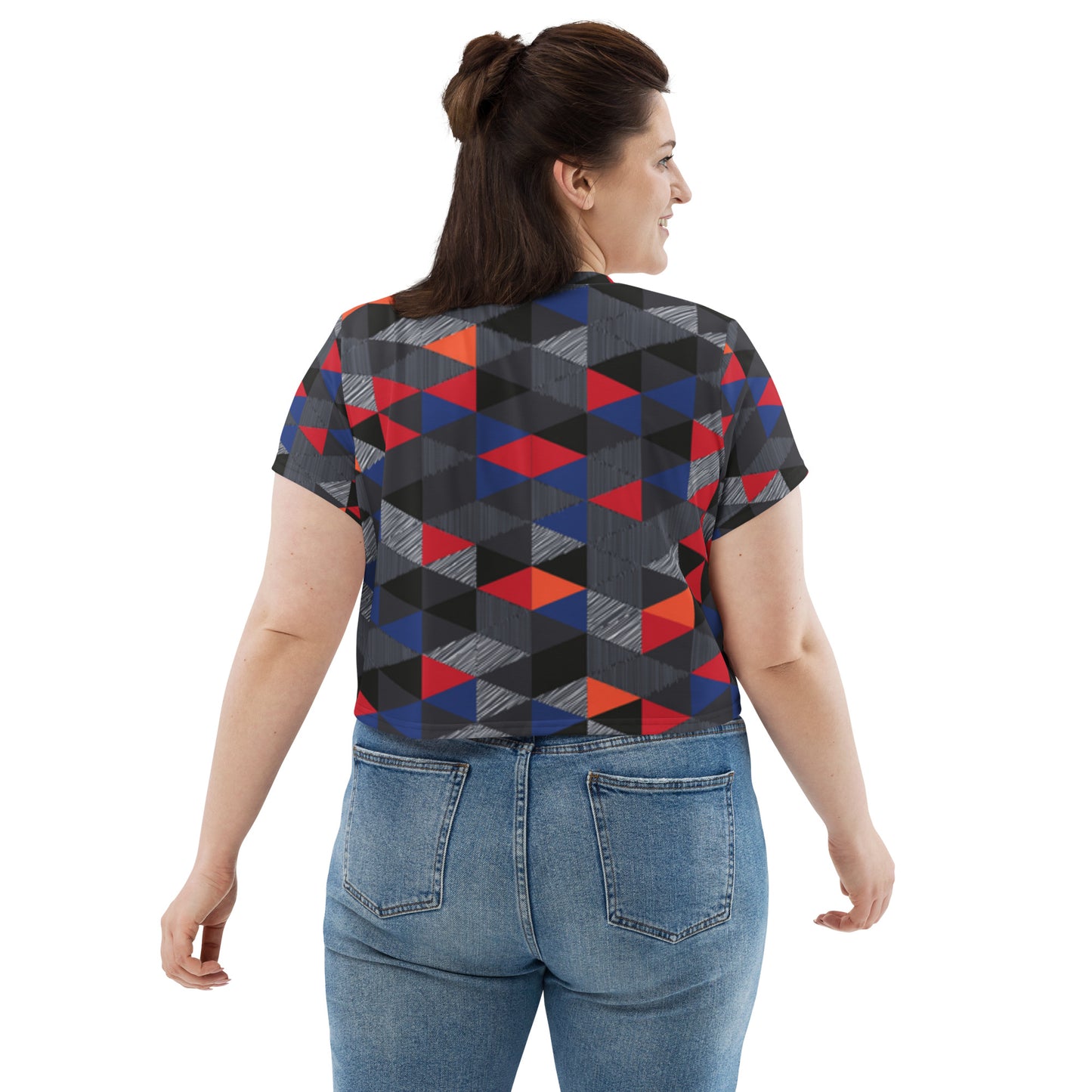 SUPA All-Over Print Crop Tee