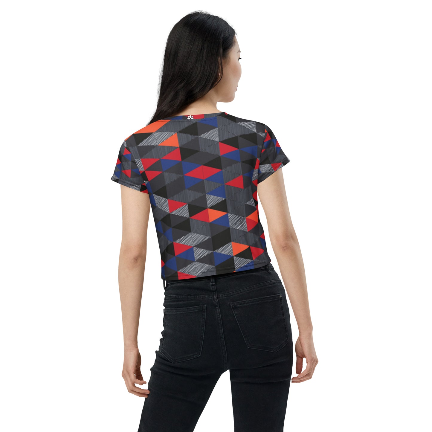 SUPA All-Over Print Crop Tee