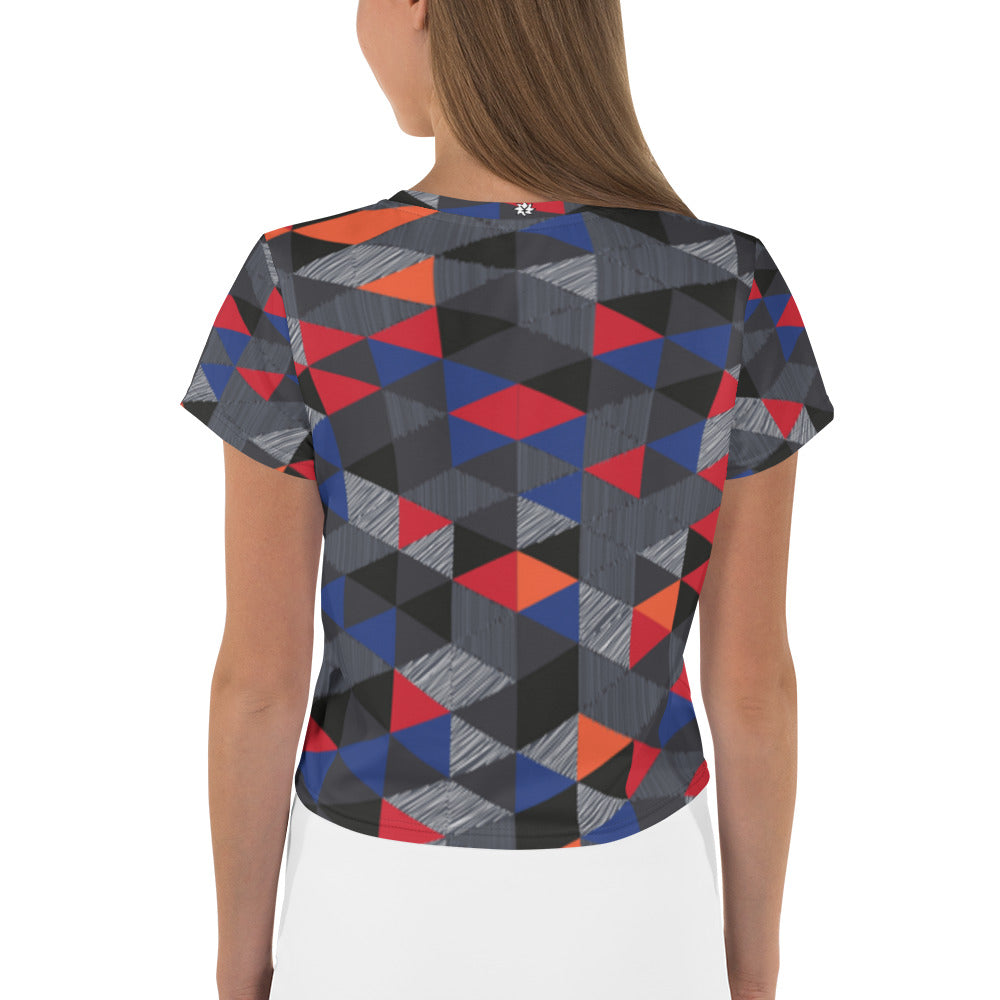 SUPA All-Over Print Crop Tee