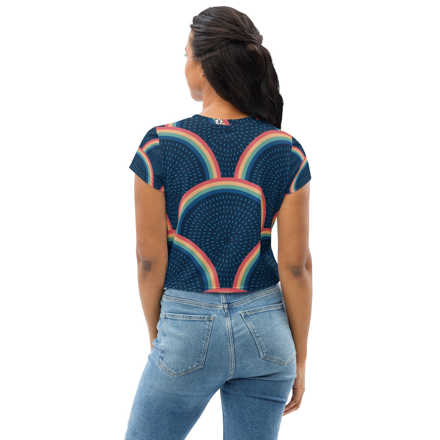 SUPA All-Over Print Crop Tee