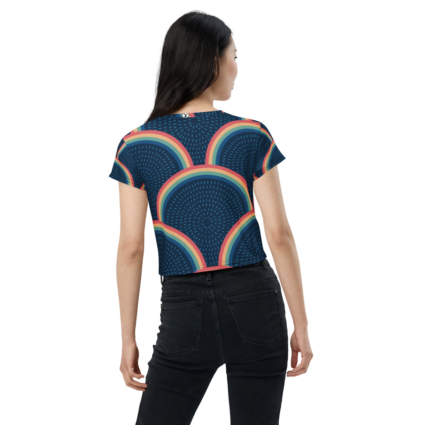 SUPA All-Over Print Crop Tee