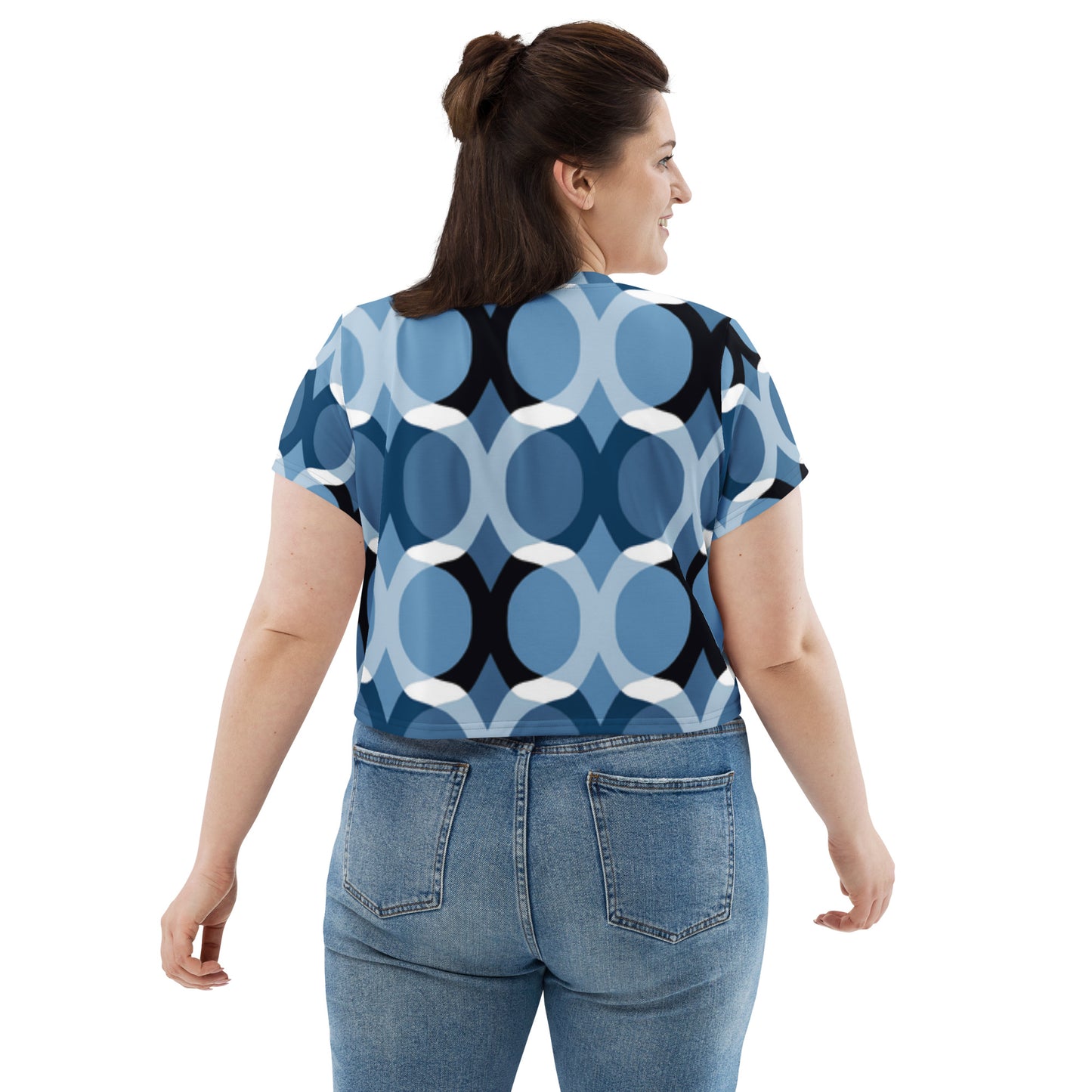 SUPA All-Over Print Crop Tee