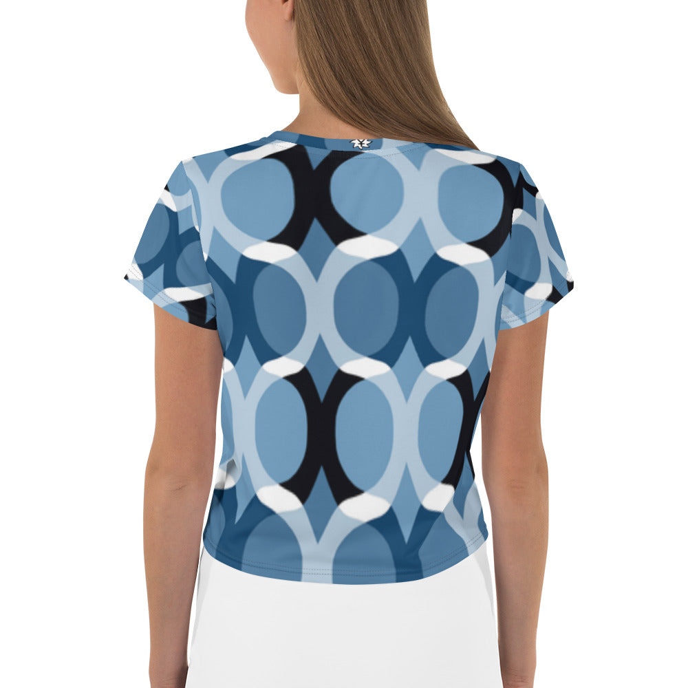 SUPA All-Over Print Crop Tee