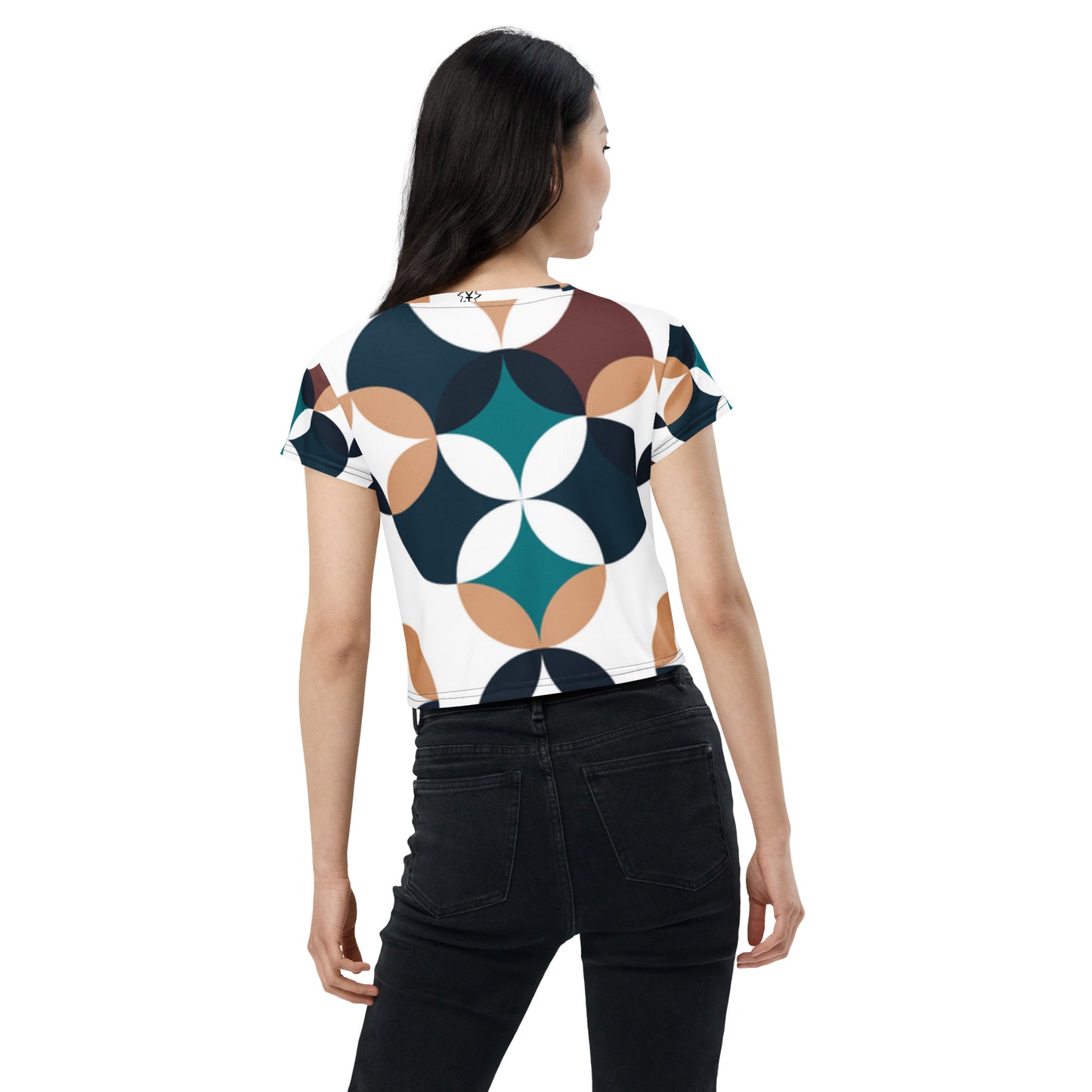SUPA All-Over Print Crop Tee