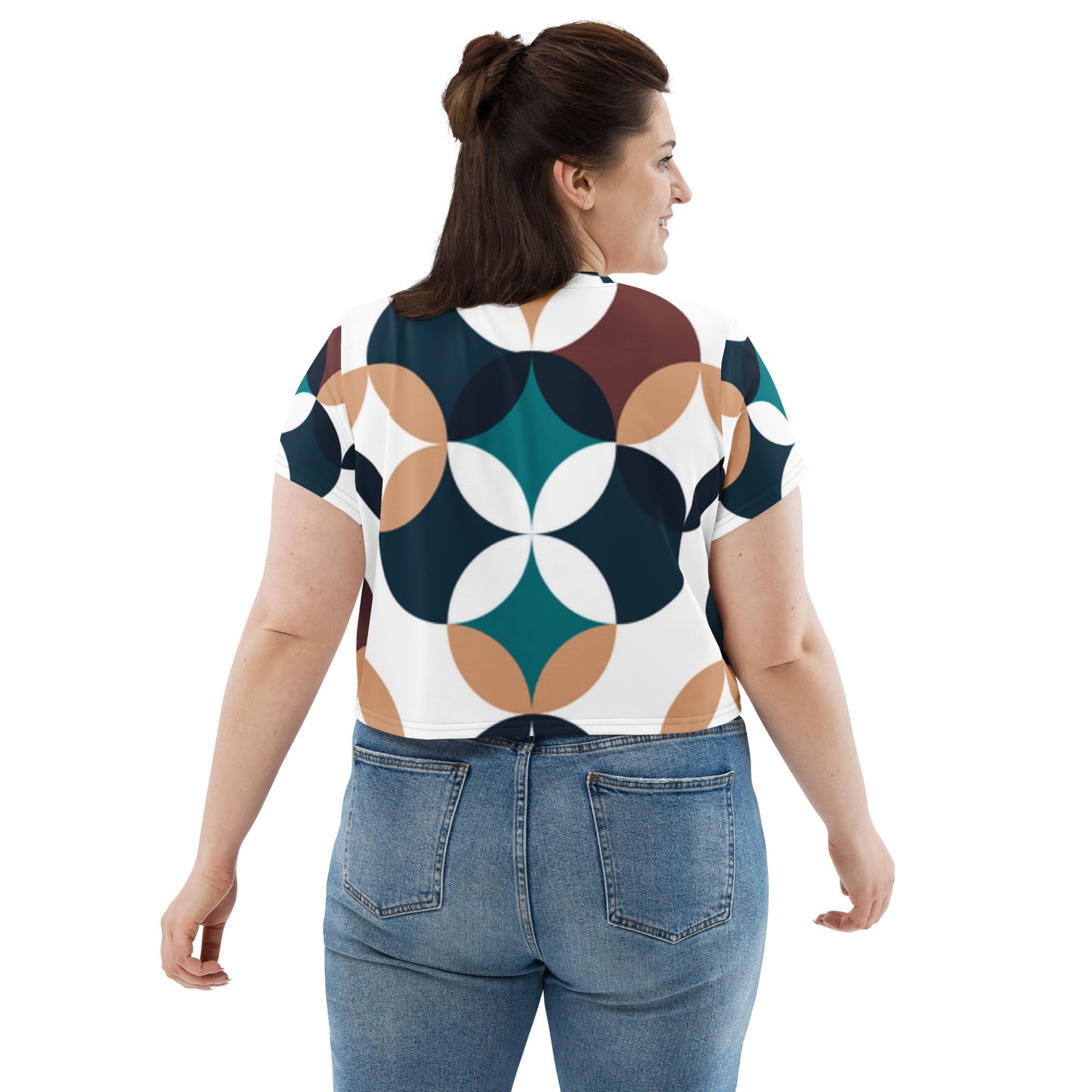 SUPA All-Over Print Crop Tee