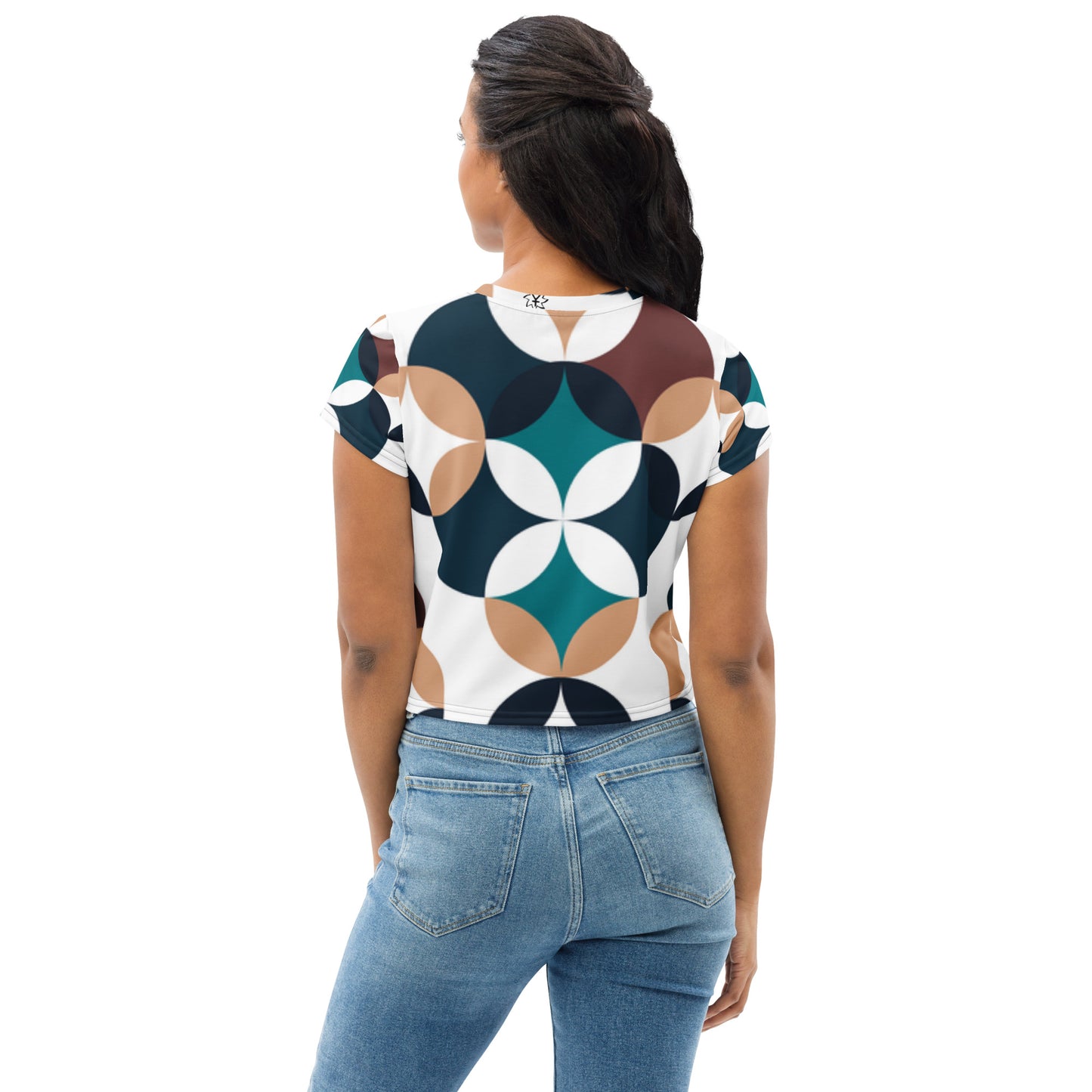 SUPA All-Over Print Crop Tee