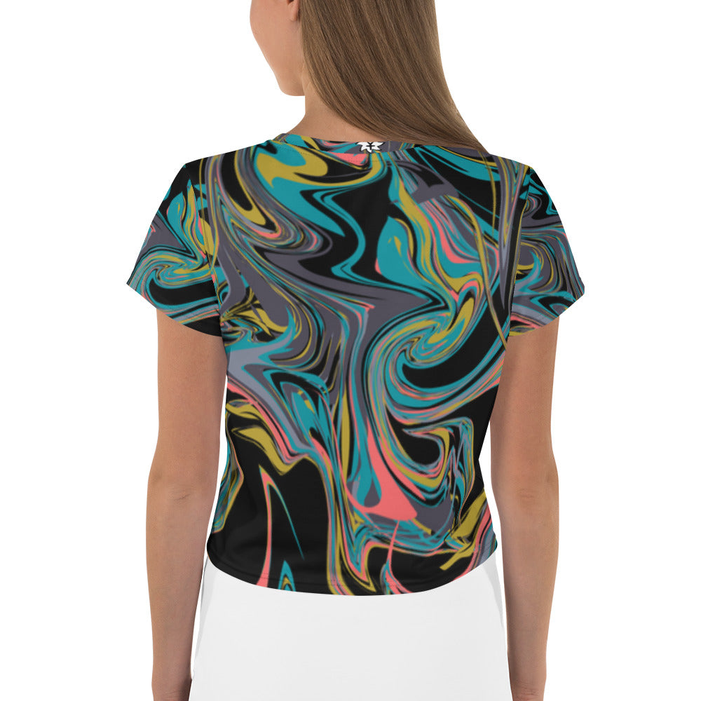 SUPA All-Over Print Crop Tee