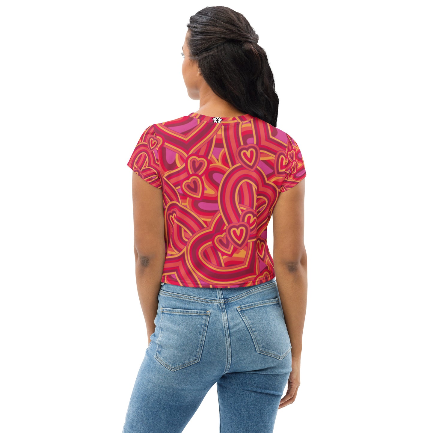 SUPA All-Over Print Crop Tee