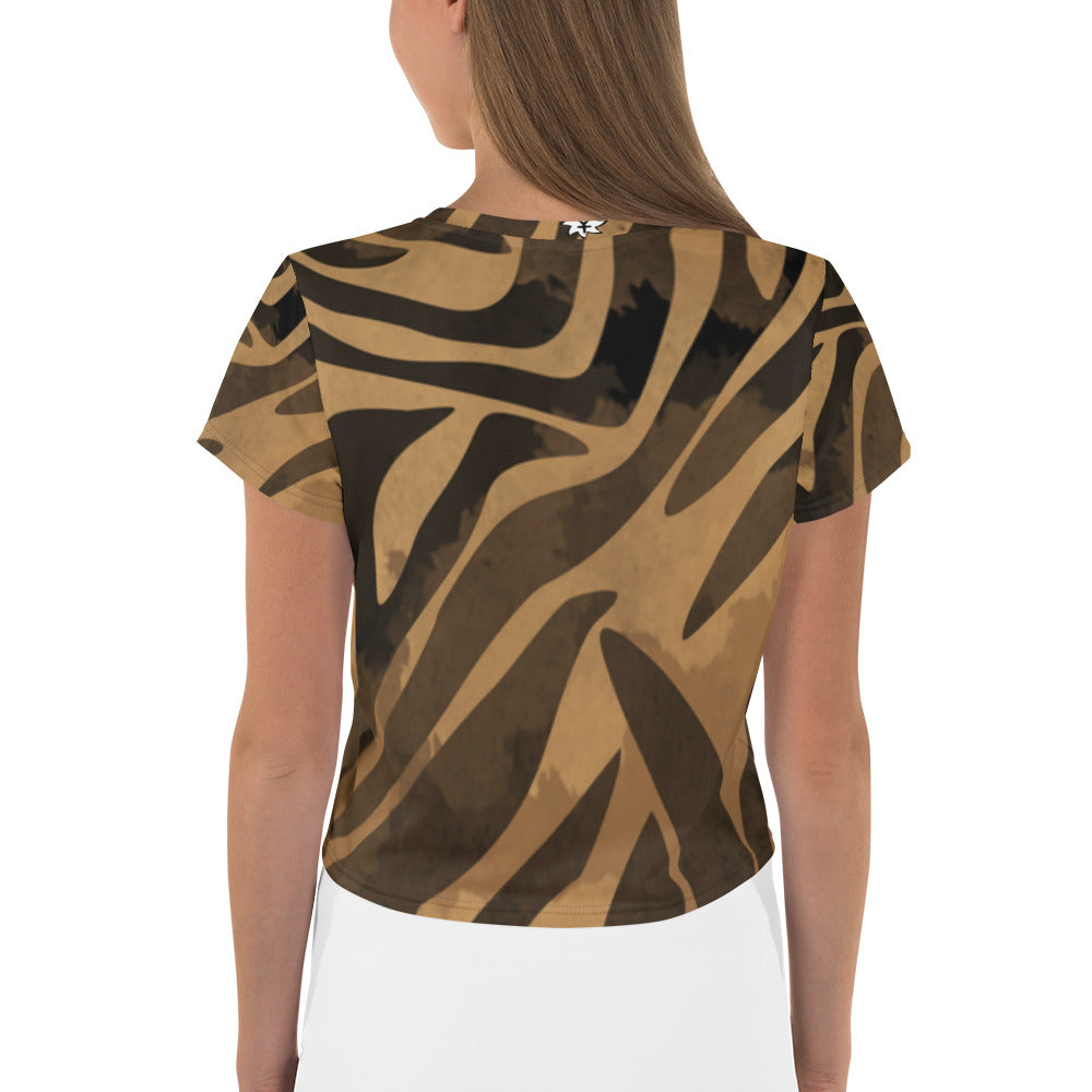 SUPA All-Over Print Crop Tee