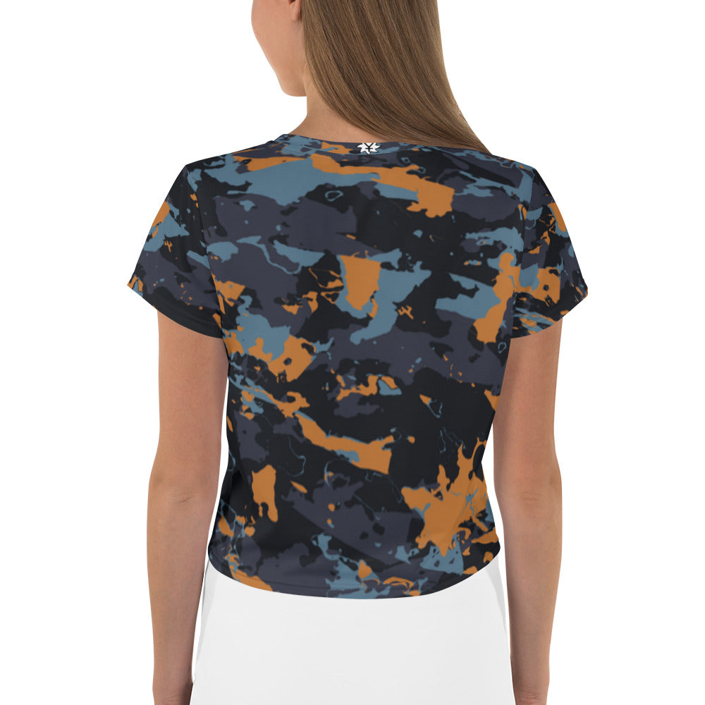 SUPA All-Over Print Crop Tee
