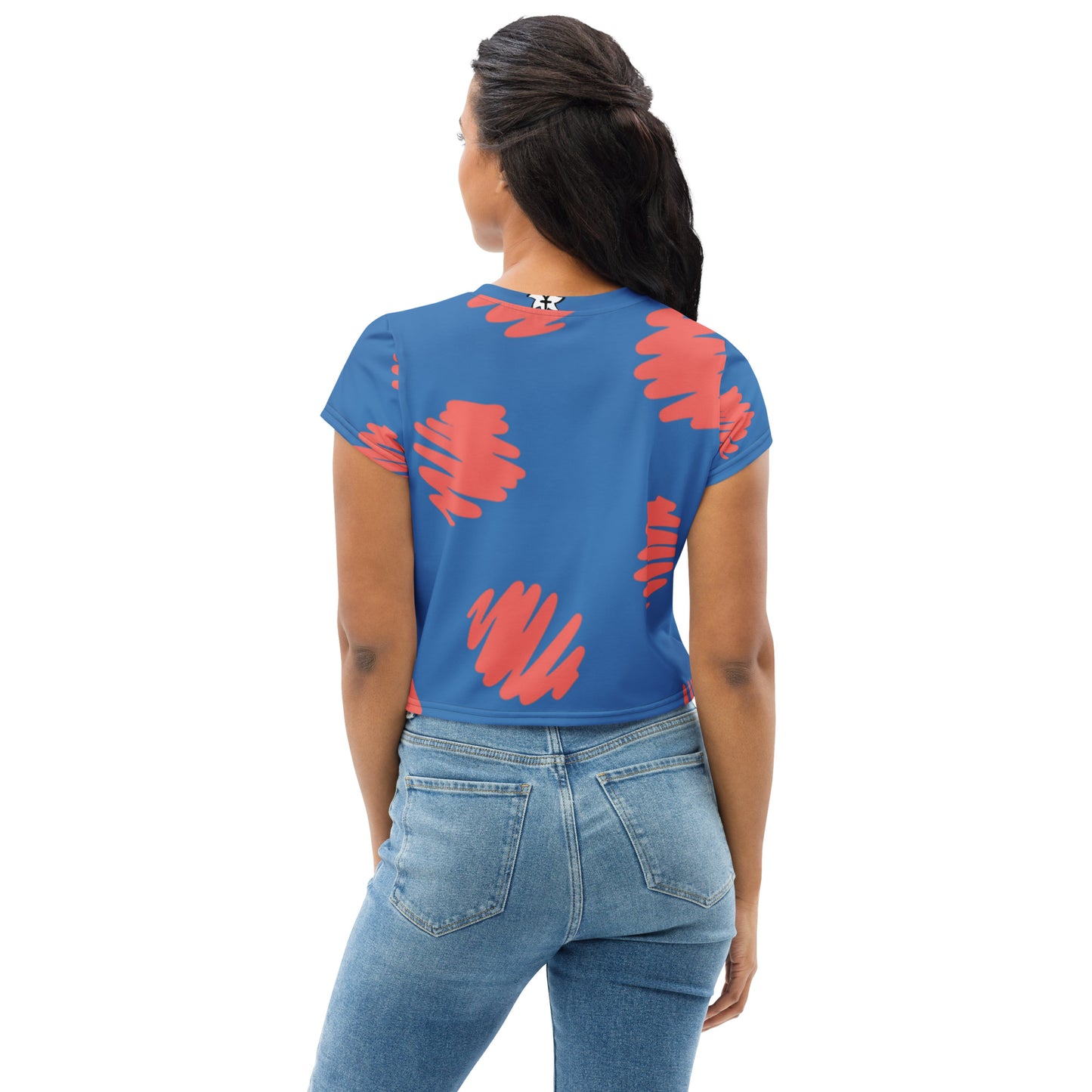 SUPA All-Over Print Crop Tee