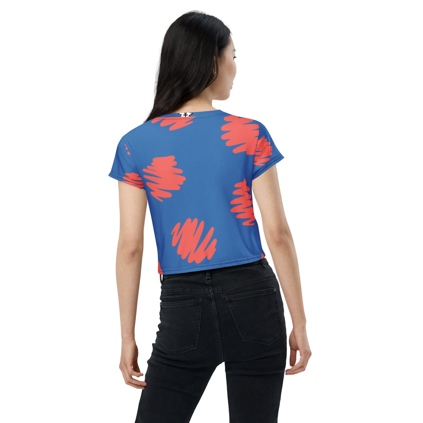 SUPA All-Over Print Crop Tee