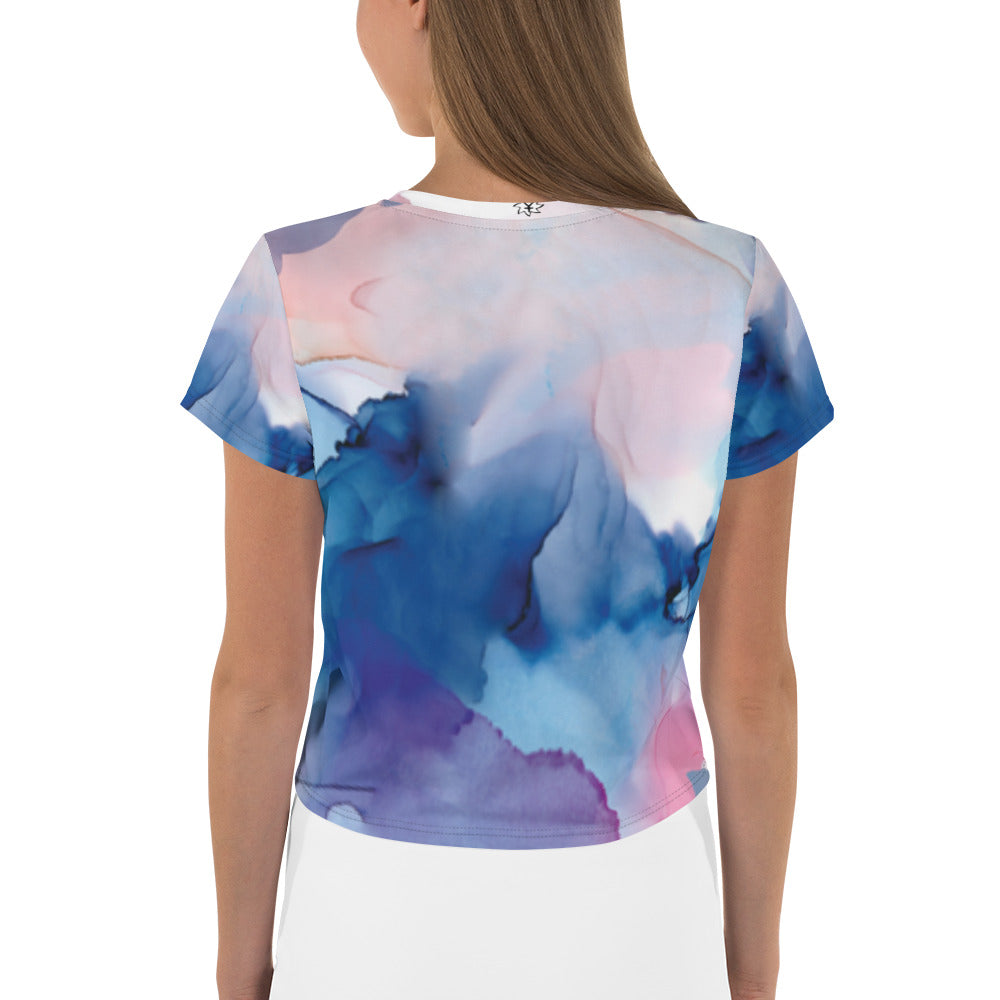 SUPA All-Over Print Crop Tee