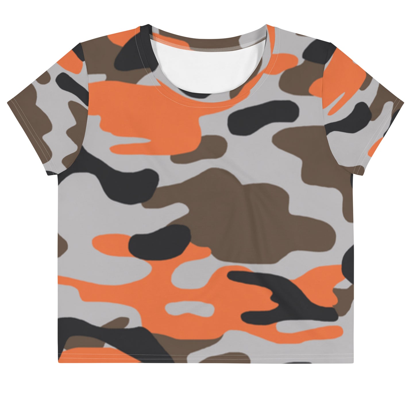 SUPA CAMOUFLAGE All-Over Print Crop Tee