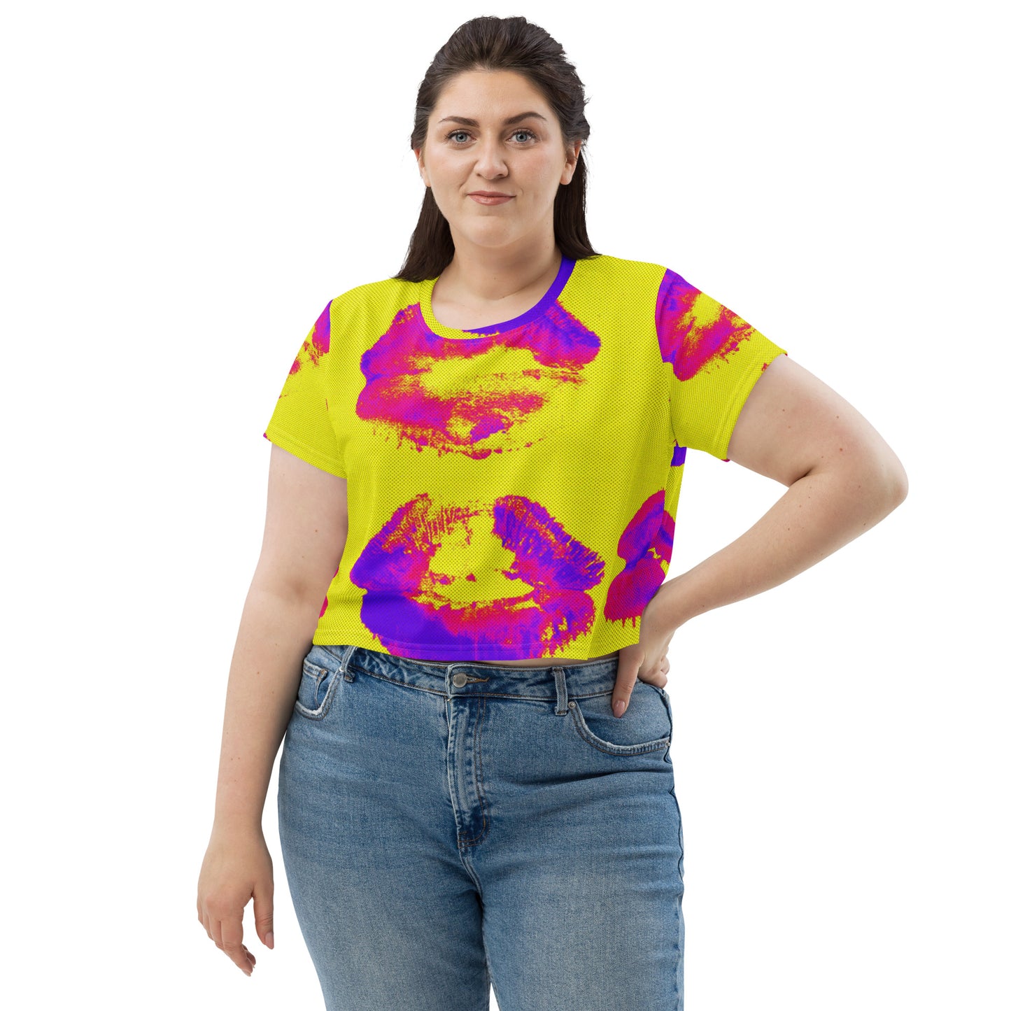 SUPA All-Over Print Crop Tee