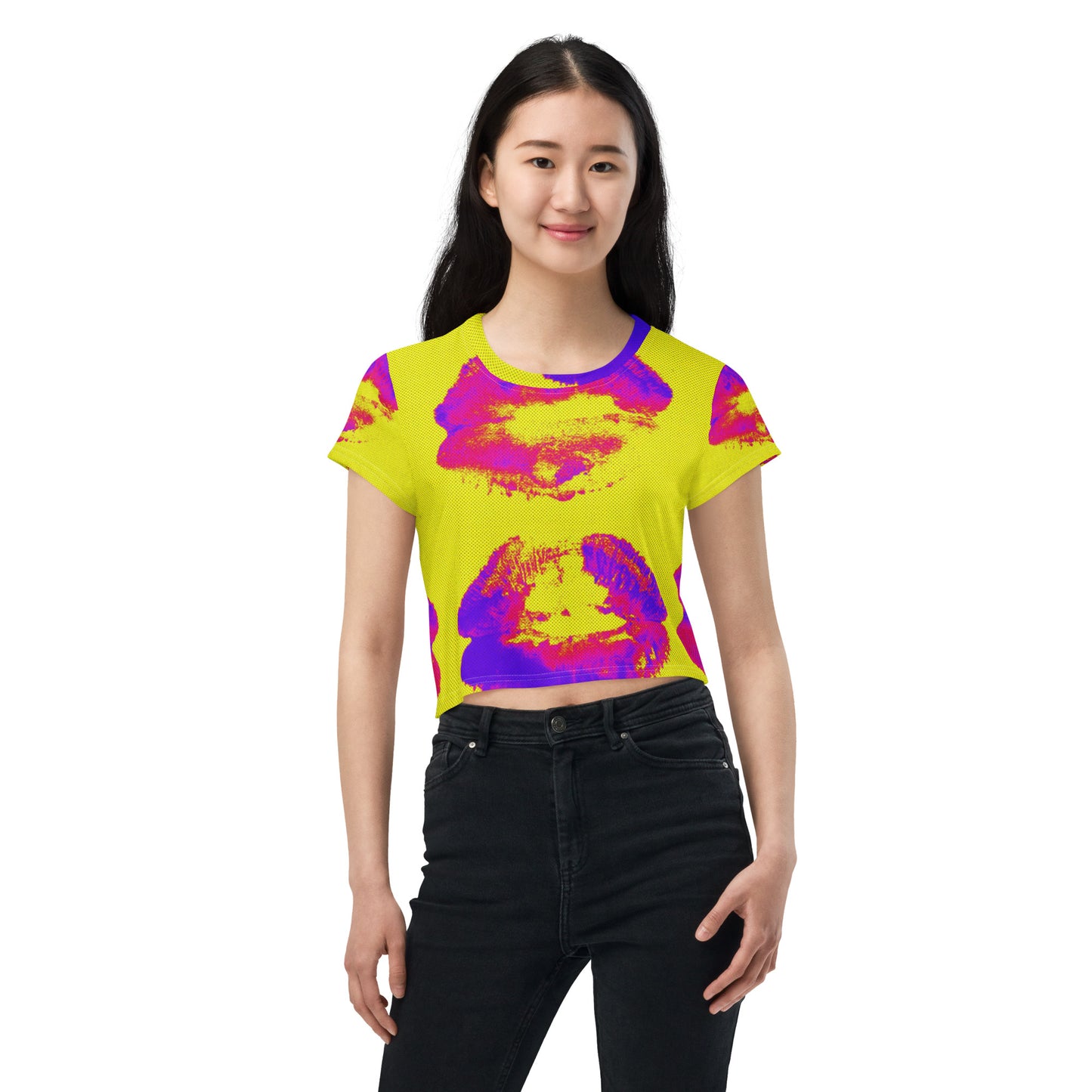 SUPA All-Over Print Crop Tee