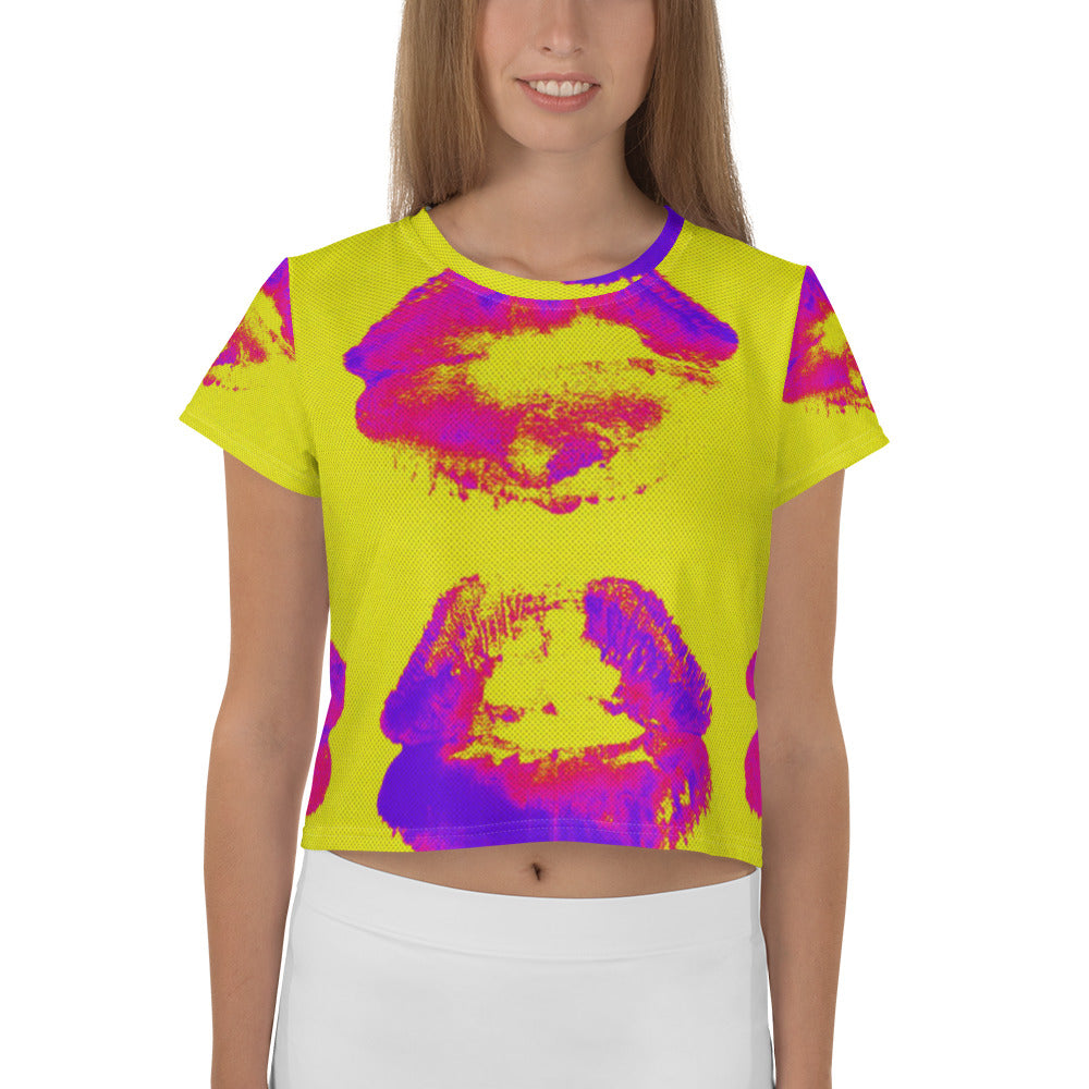SUPA All-Over Print Crop Tee