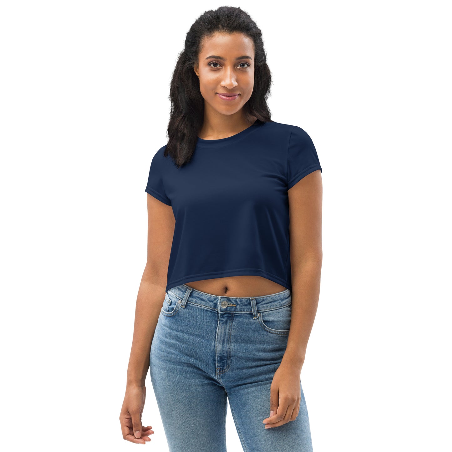 Voyea All-Over Print Crop Tee