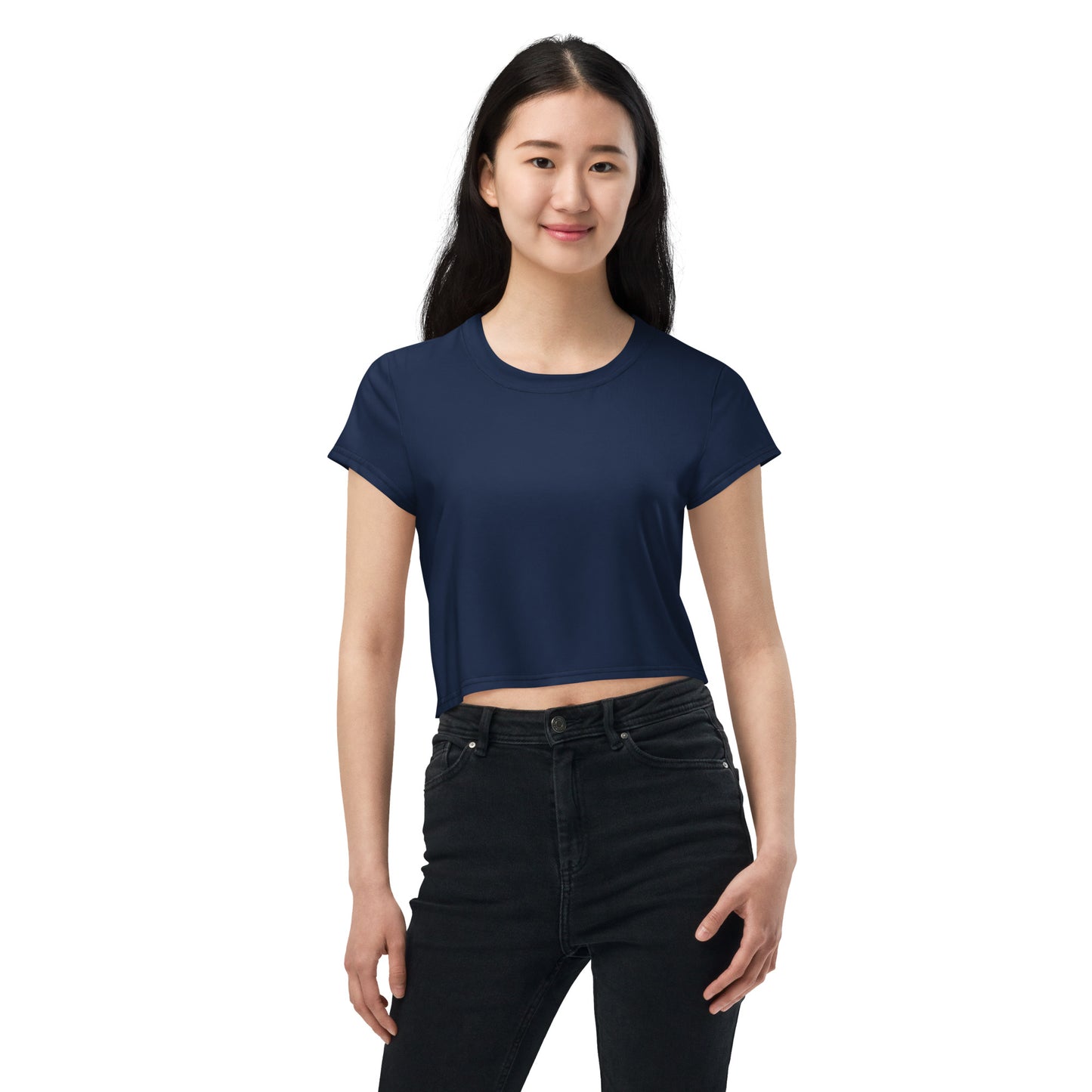 Voyea All-Over Print Crop Tee