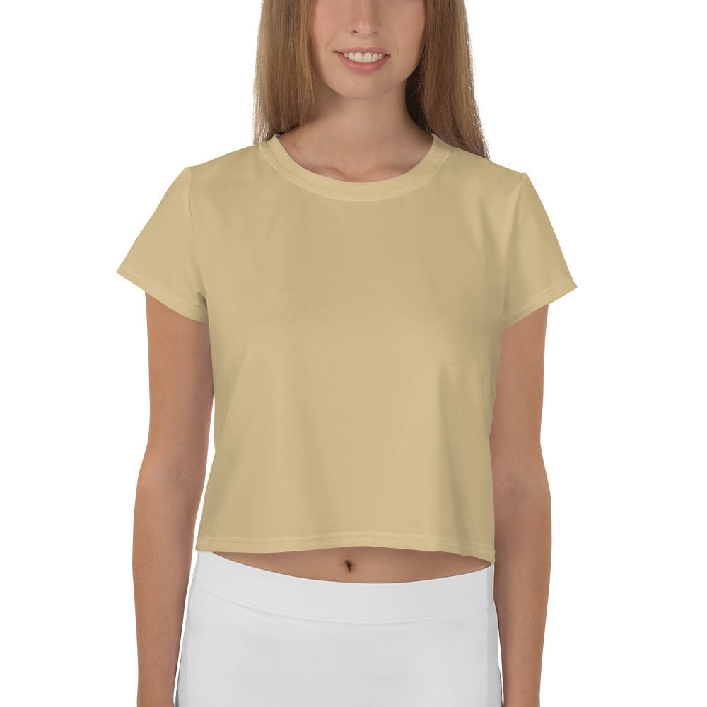 Voyea nAll-Over Print Crop Tee