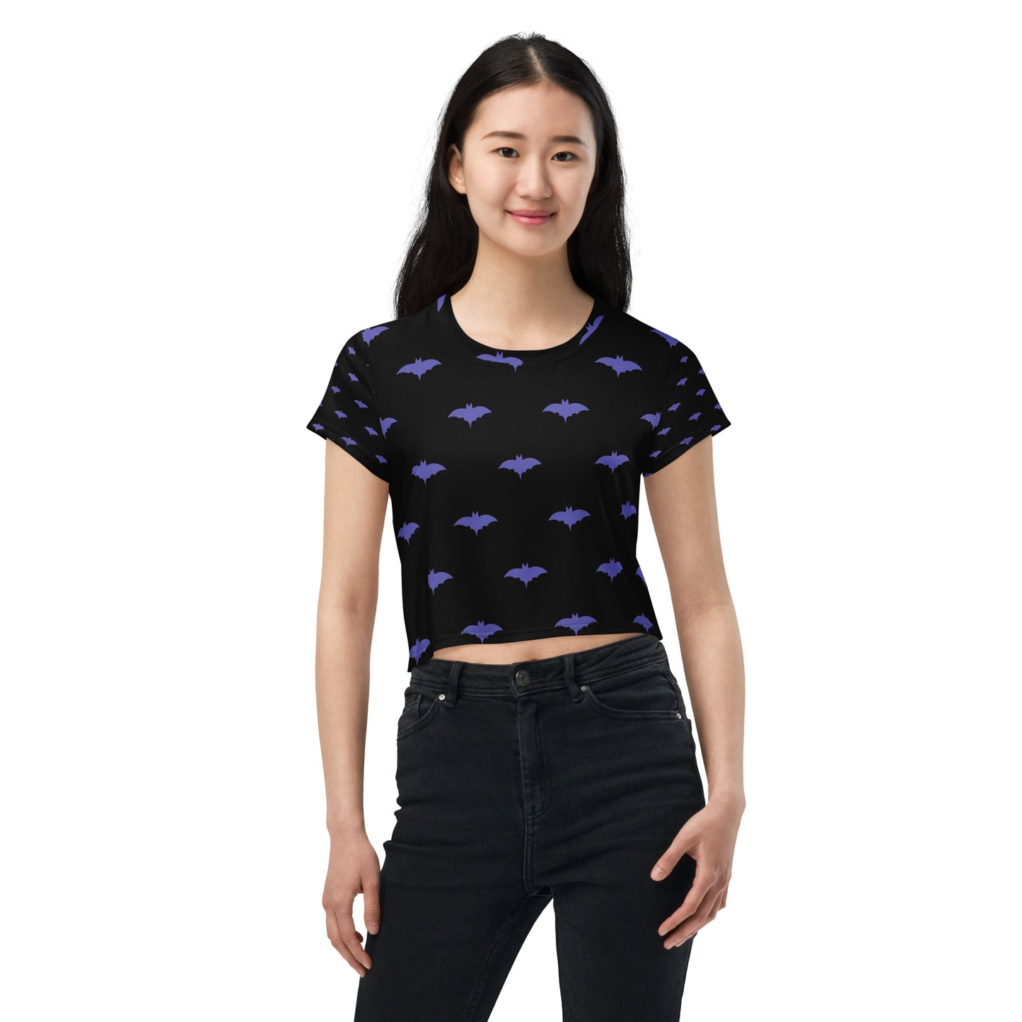 supa All-Over Print Crop Tee
