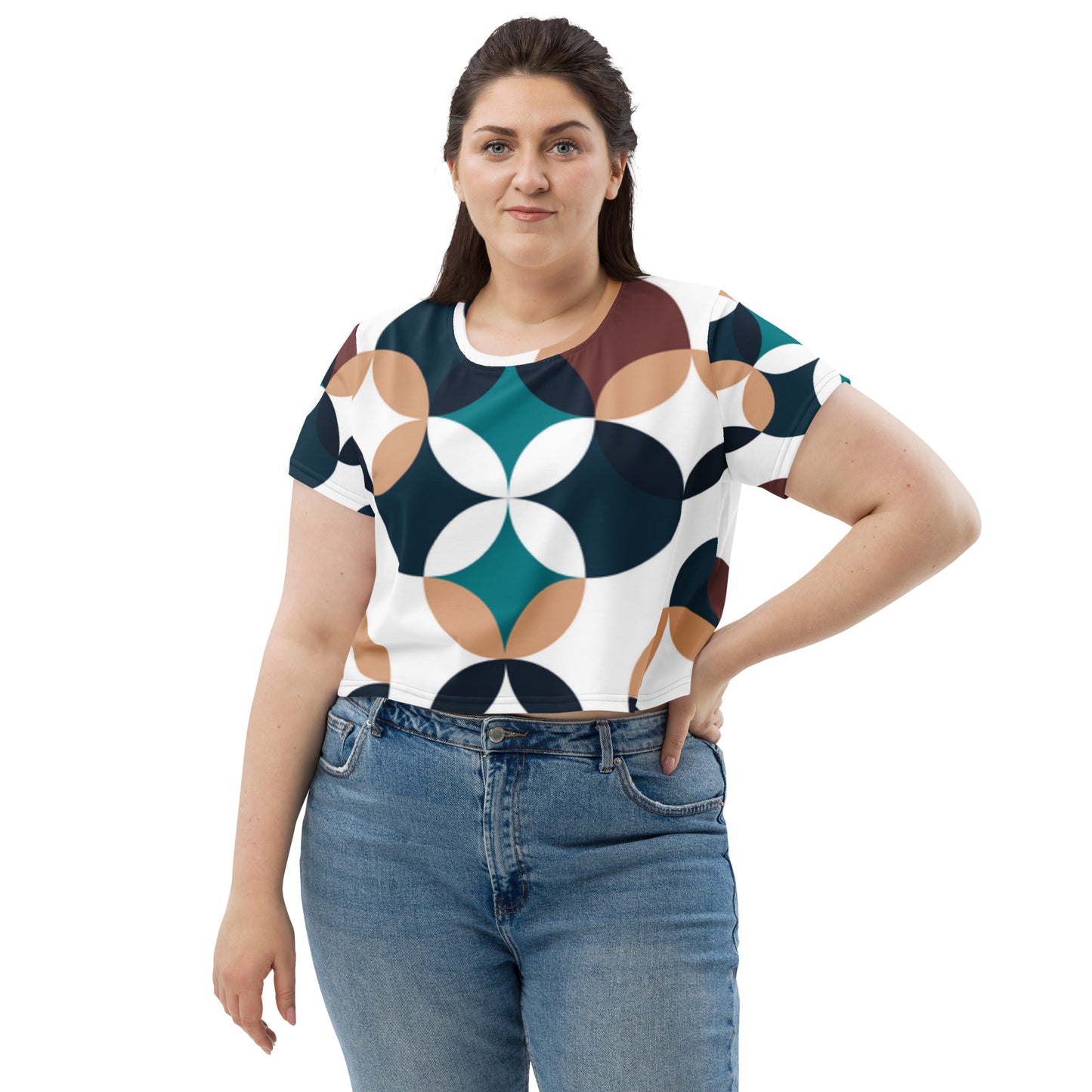SUPA All-Over Print Crop Tee