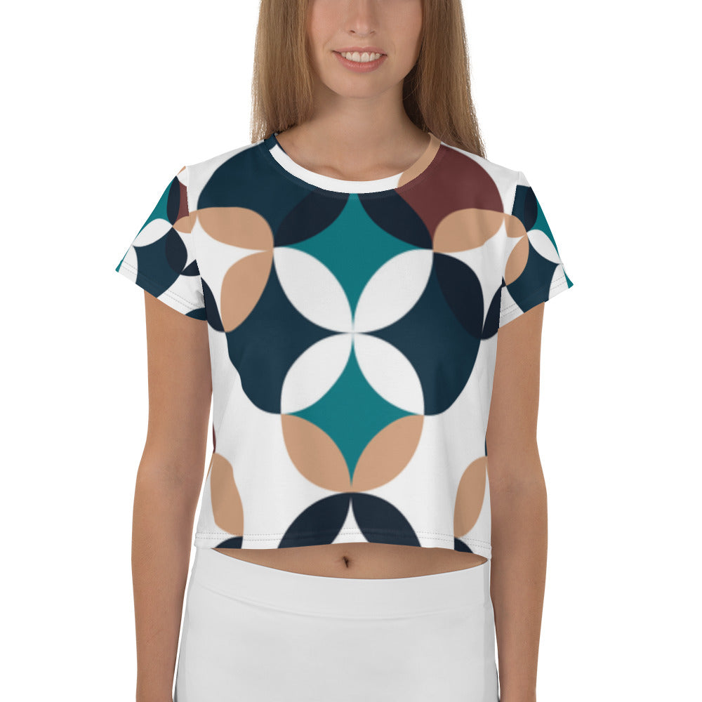 SUPA All-Over Print Crop Tee