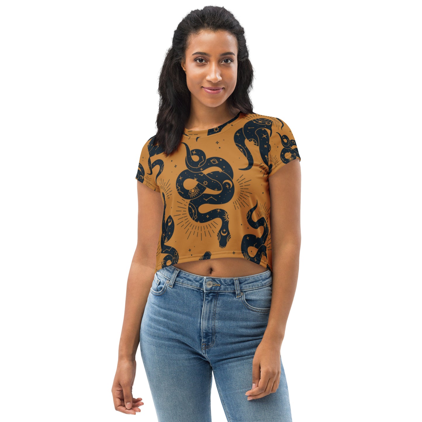 SUPA All-Over Print Crop Tee