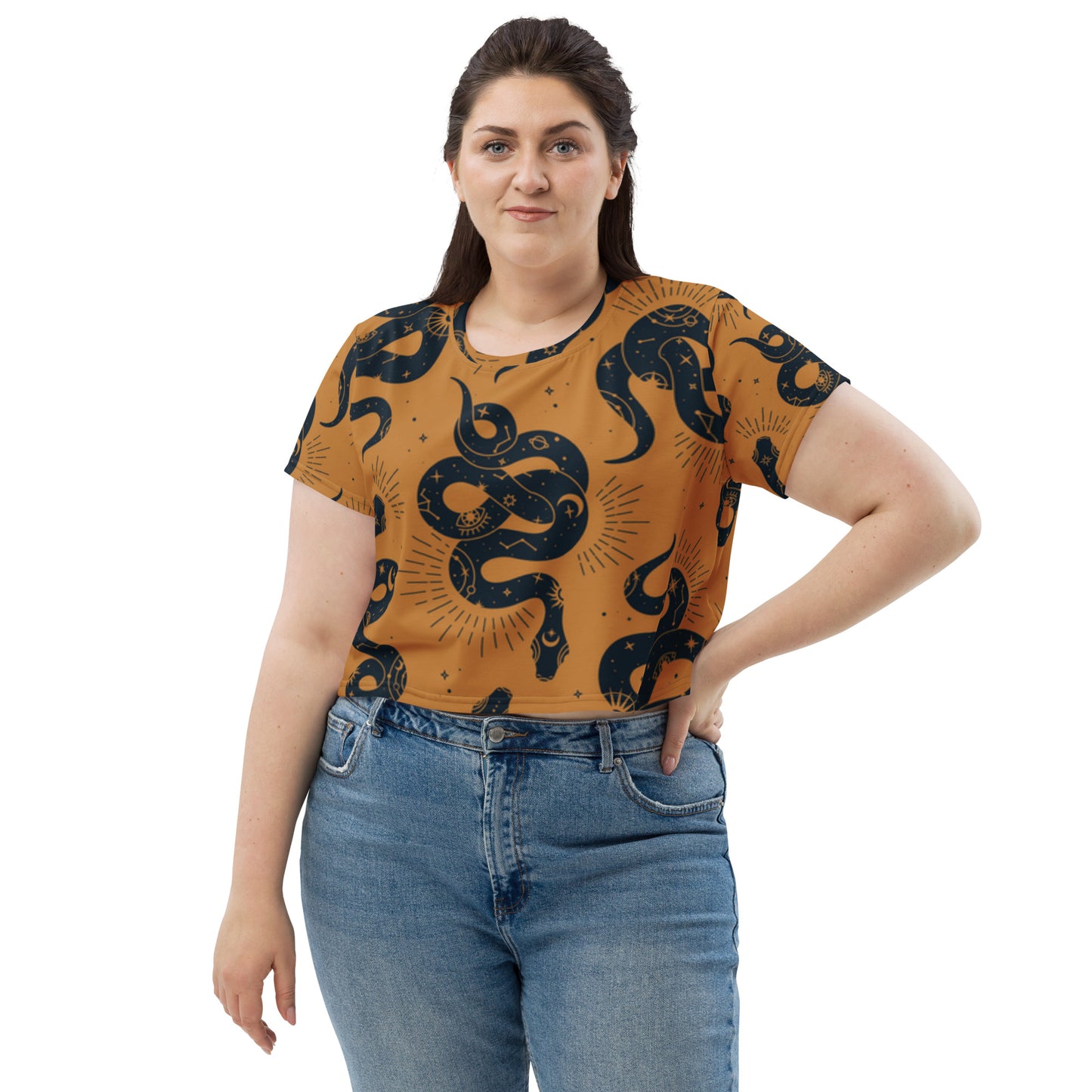 SUPA All-Over Print Crop Tee