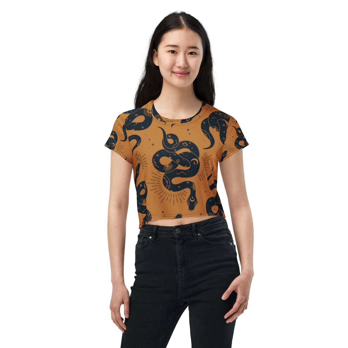 SUPA All-Over Print Crop Tee