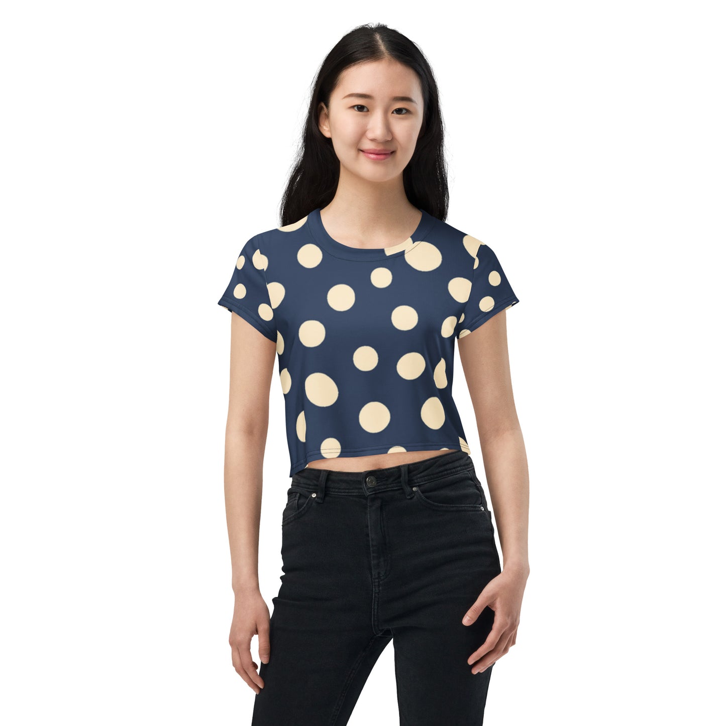 SUPA All-Over Print Crop Tee