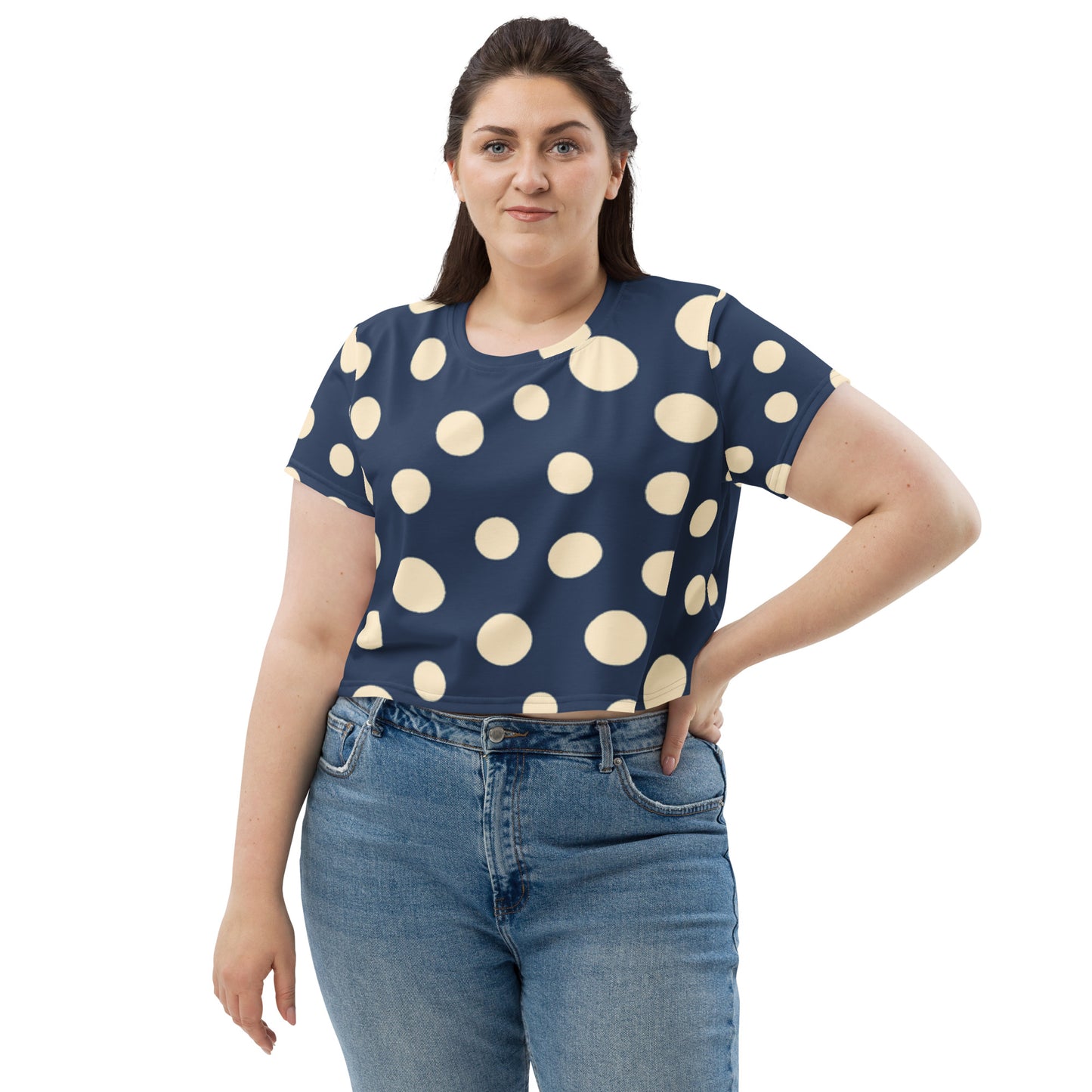 SUPA All-Over Print Crop Tee