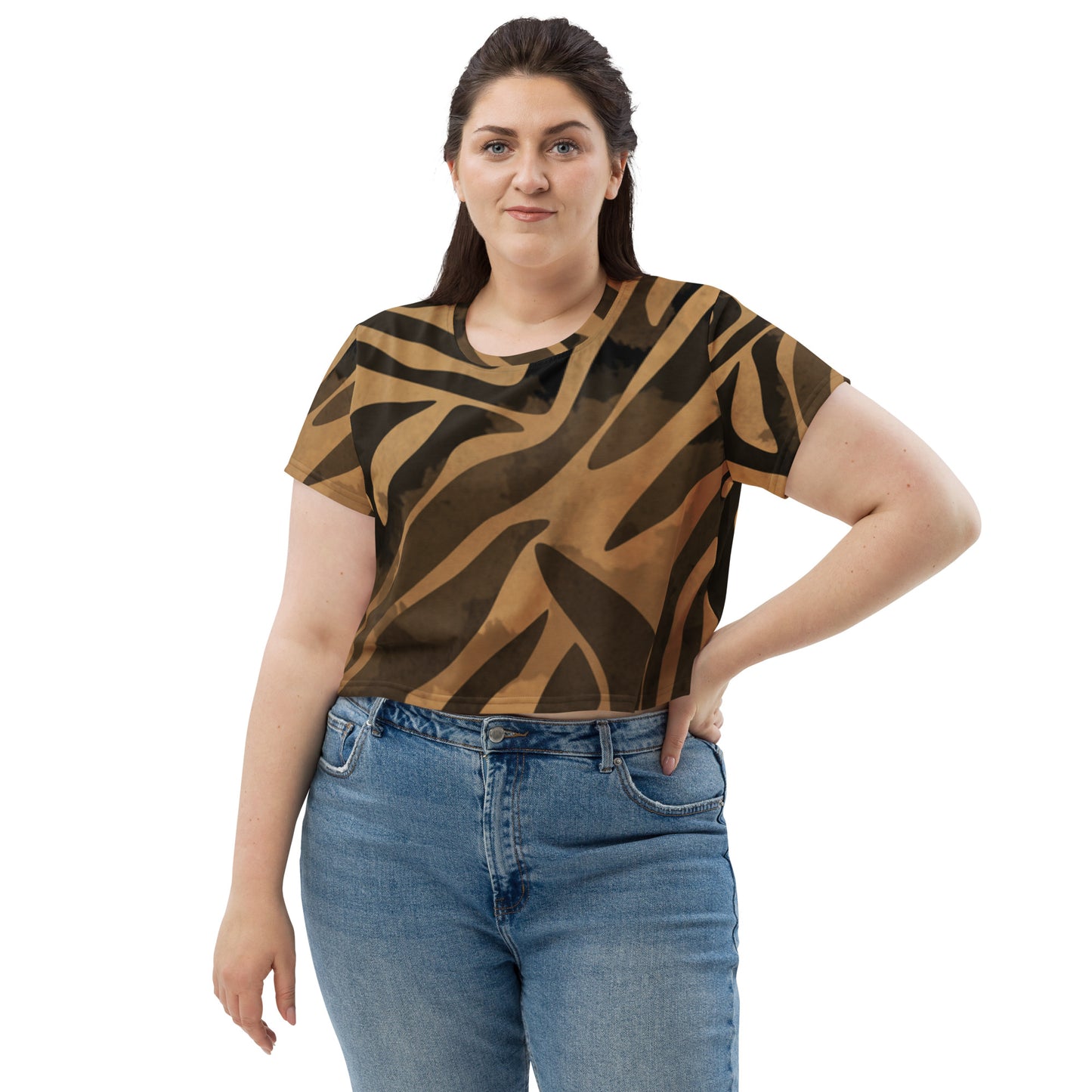 SUPA All-Over Print Crop Tee