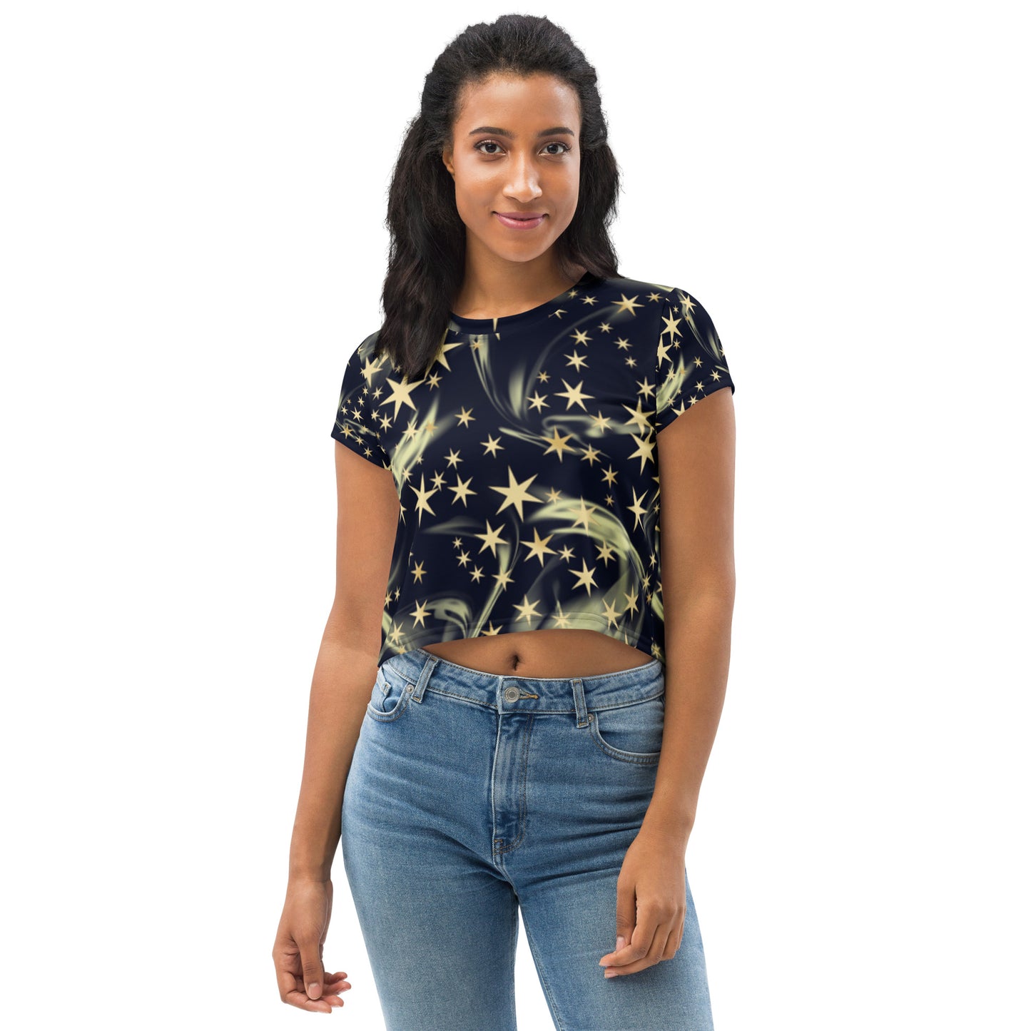 SUPA All-Over Print Crop Tee