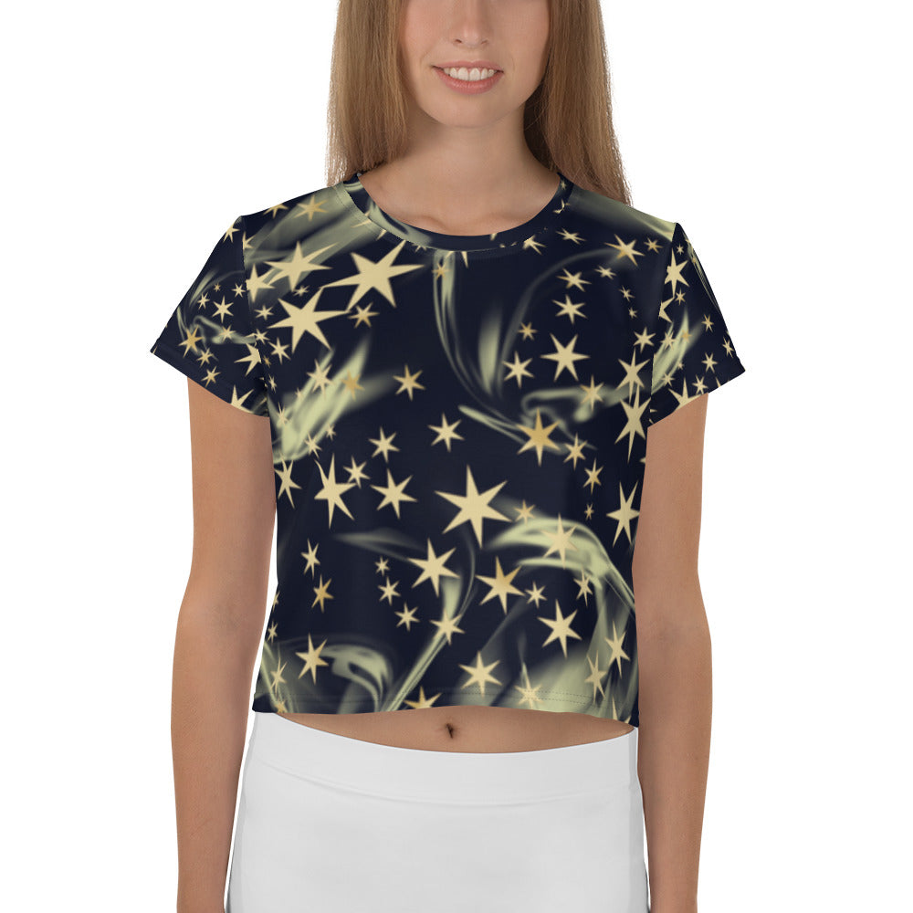 SUPA All-Over Print Crop Tee