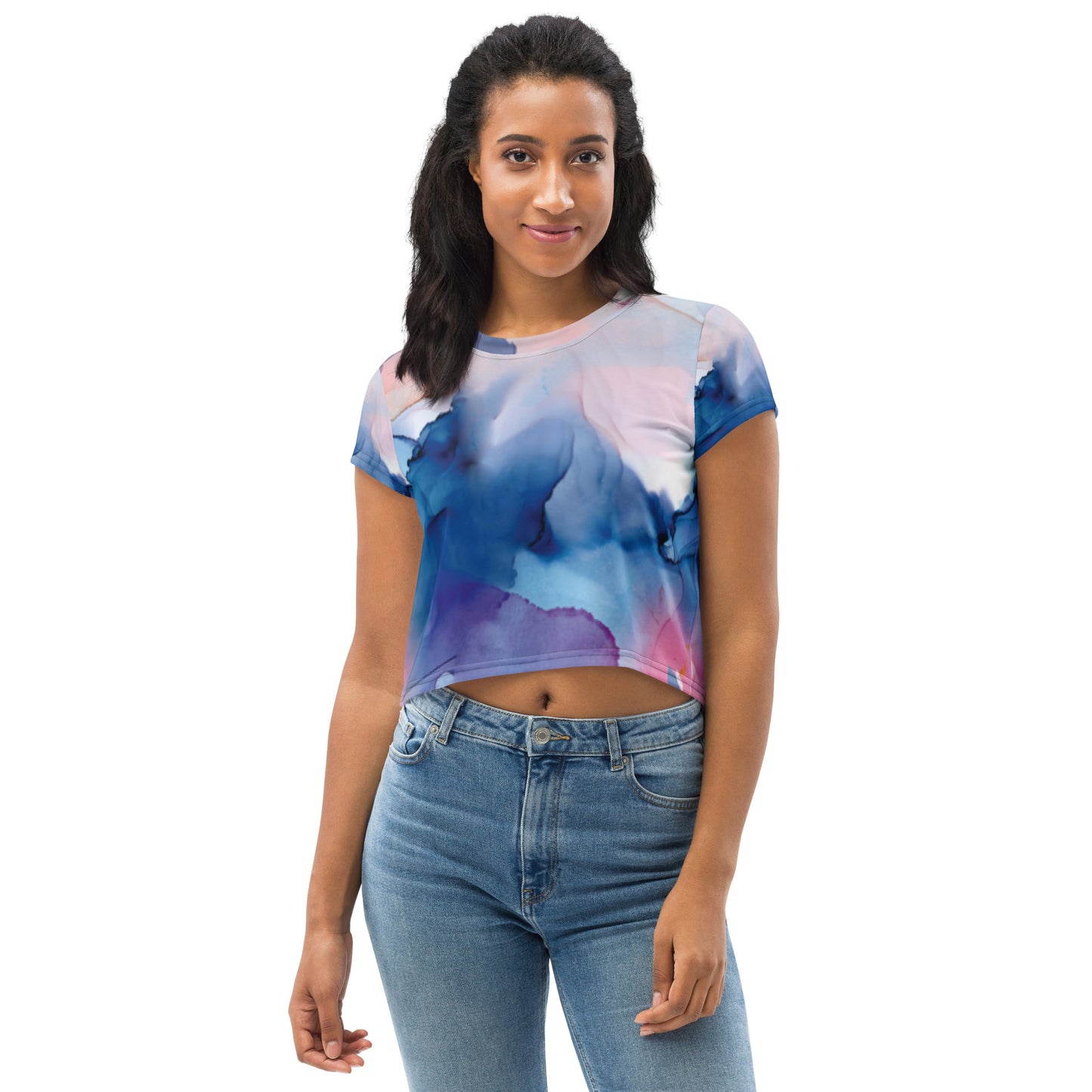 SUPA All-Over Print Crop Tee
