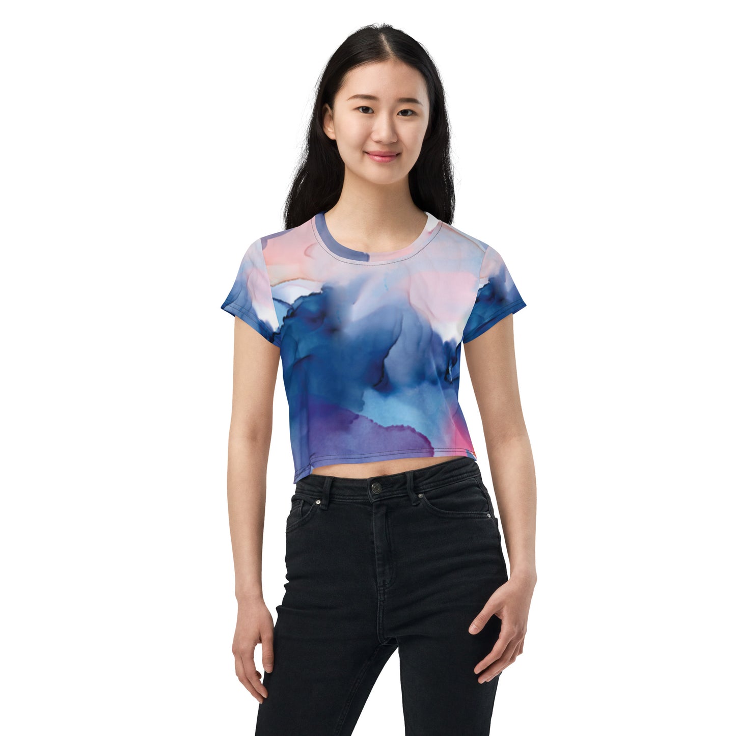 SUPA All-Over Print Crop Tee